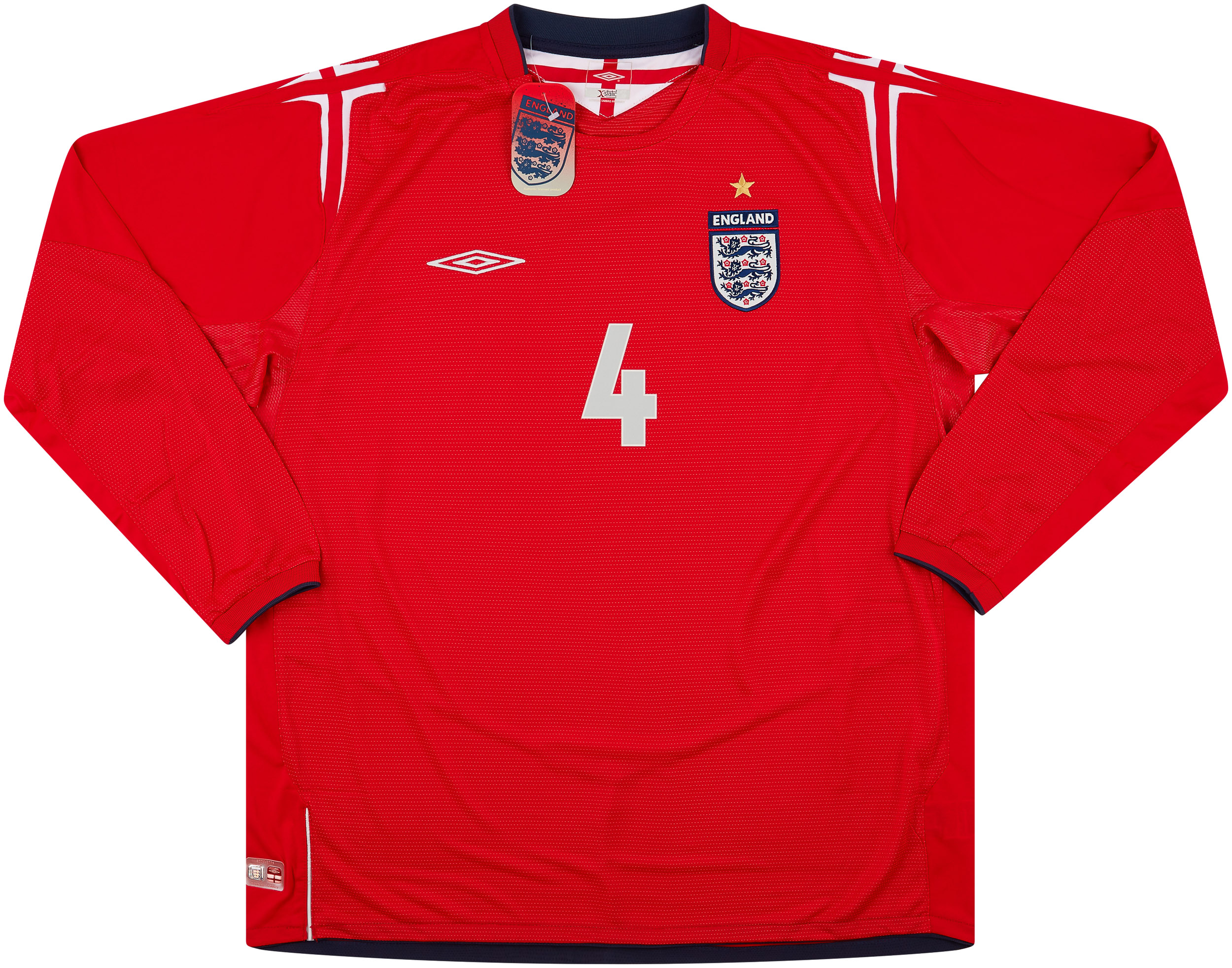 ウェア Steven Gerrard 2002-04 England Away 2002-04 England