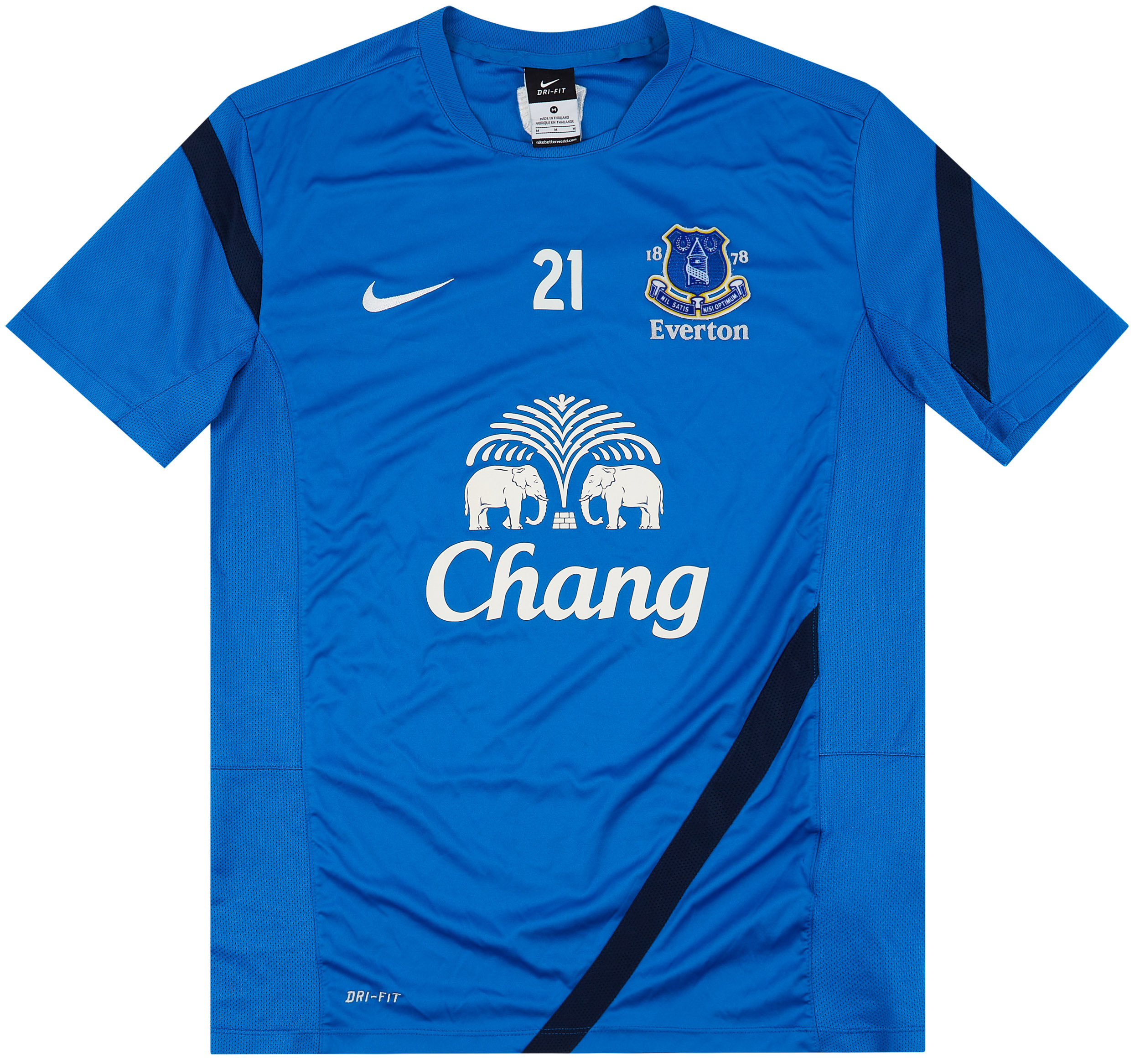 201213 Everton Player Issue Nike Training Shirt 21 Excellent 8/10 (M)