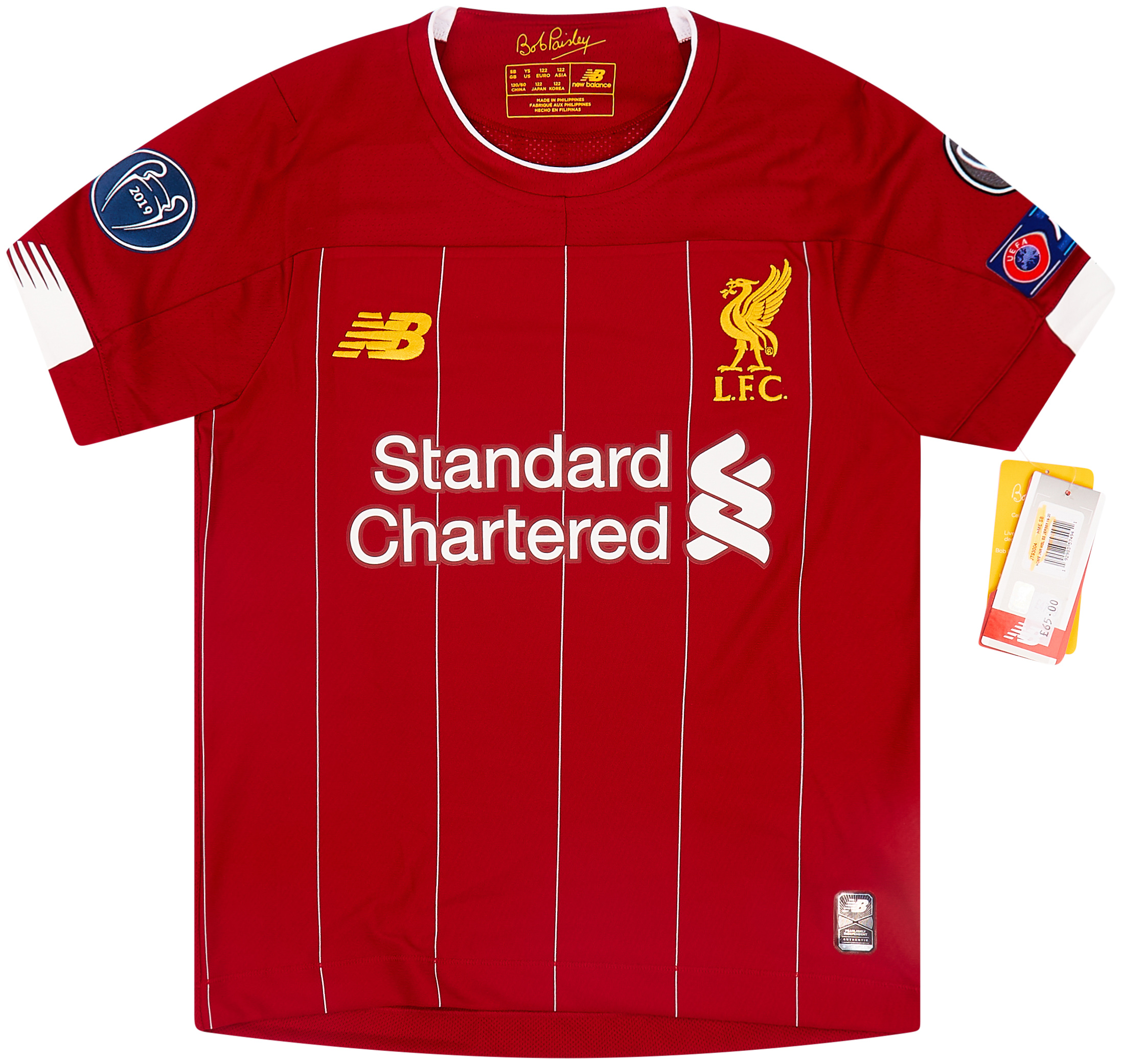 2019 20 Liverpool Home Shirt Keita 8 S.Boys