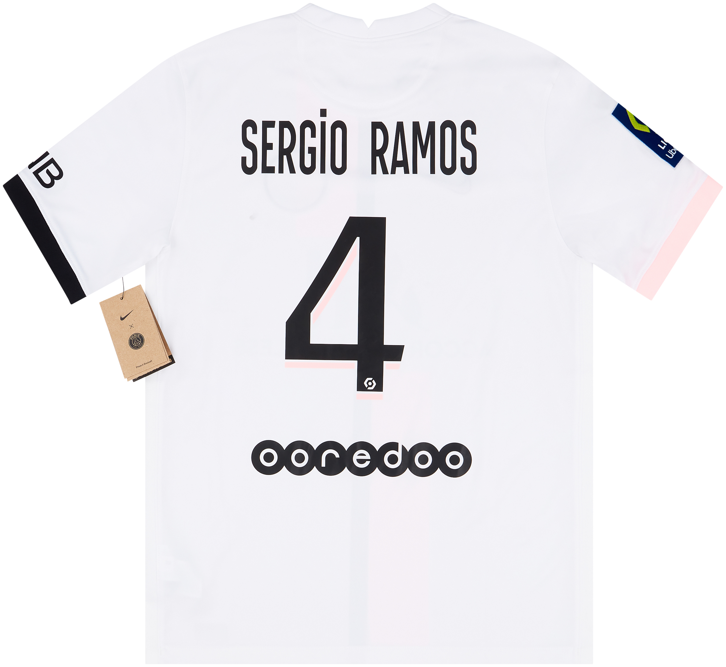 Flocage Officiel - Paris Saint-Germain, Hakimi, 2021/2022, Away, Noir/ - Footpress