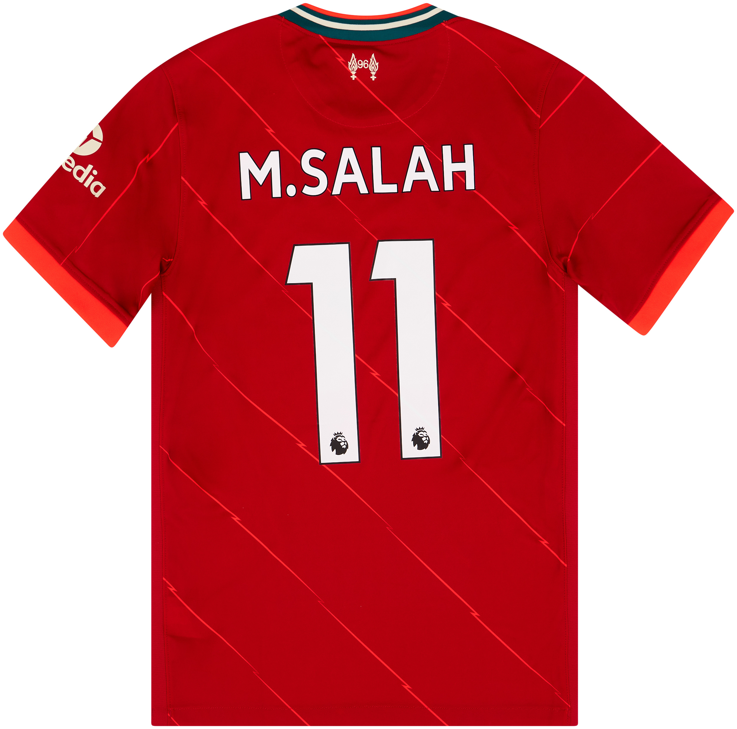 2021-22 Liverpool Home Shirt M. Salah #11 - Excellent 9/10 - (S)