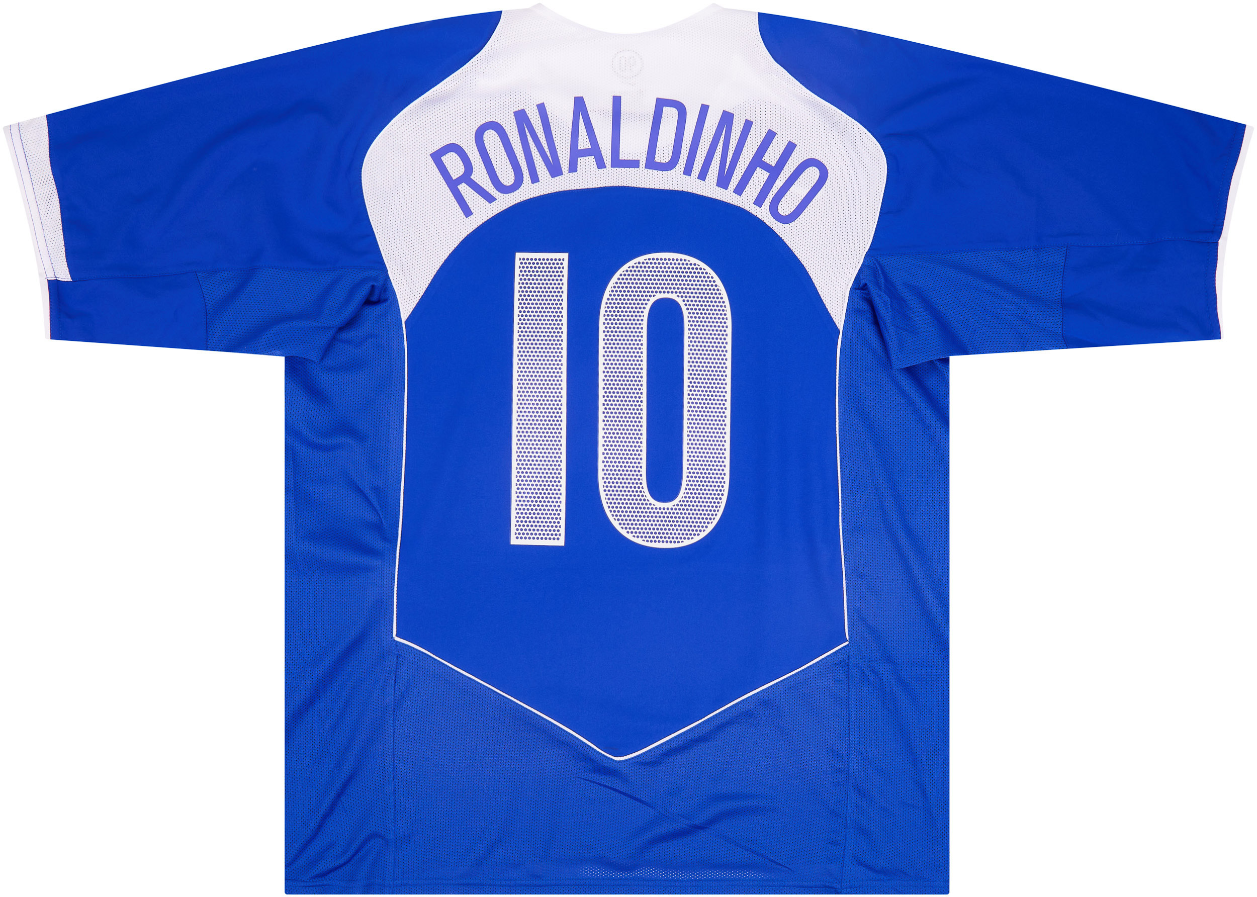 200406 Brazil Away Shirt Ronaldinho 10 (XL)