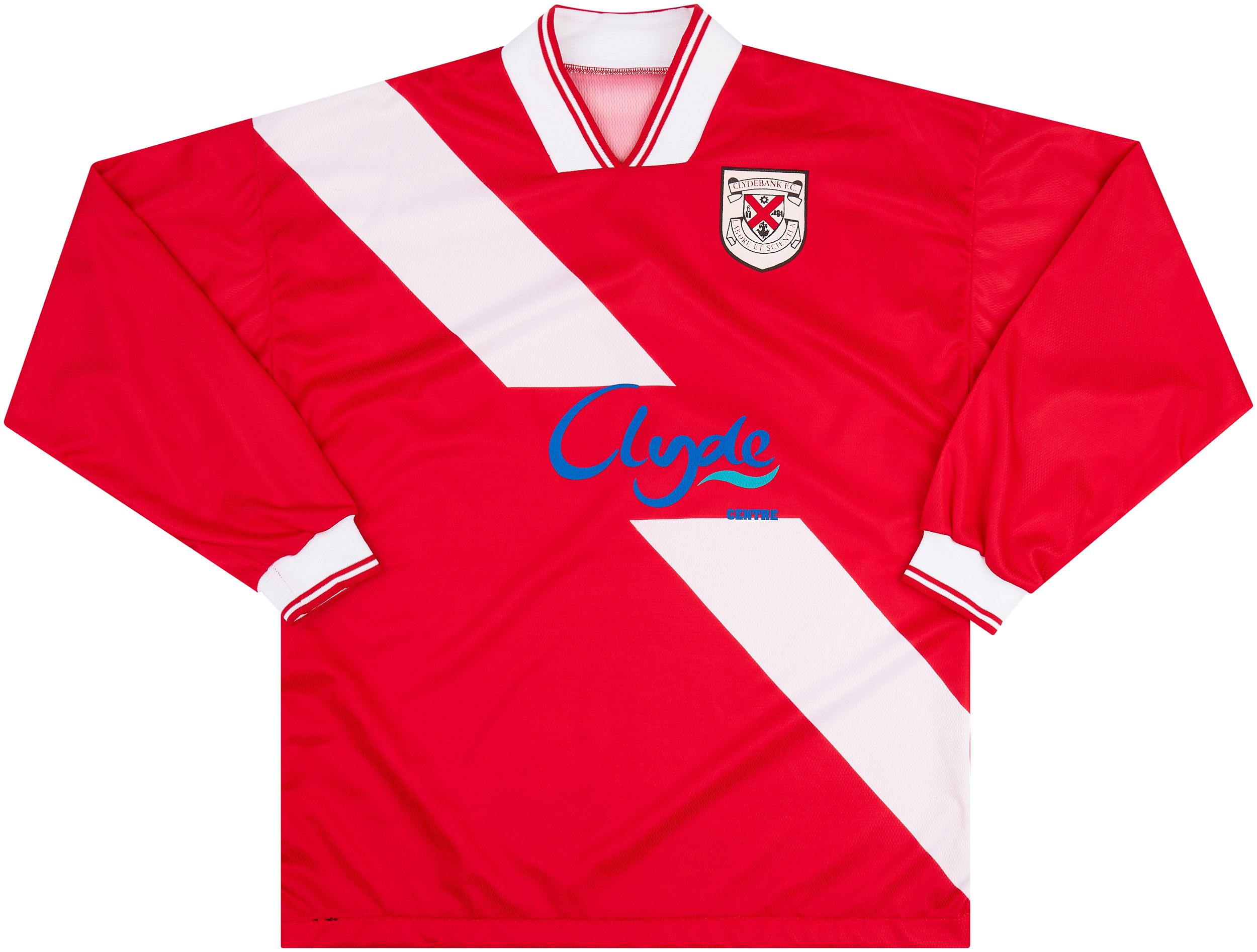 2003-04 Clydebank Home L/S Shirt - 9/10 - (XL)