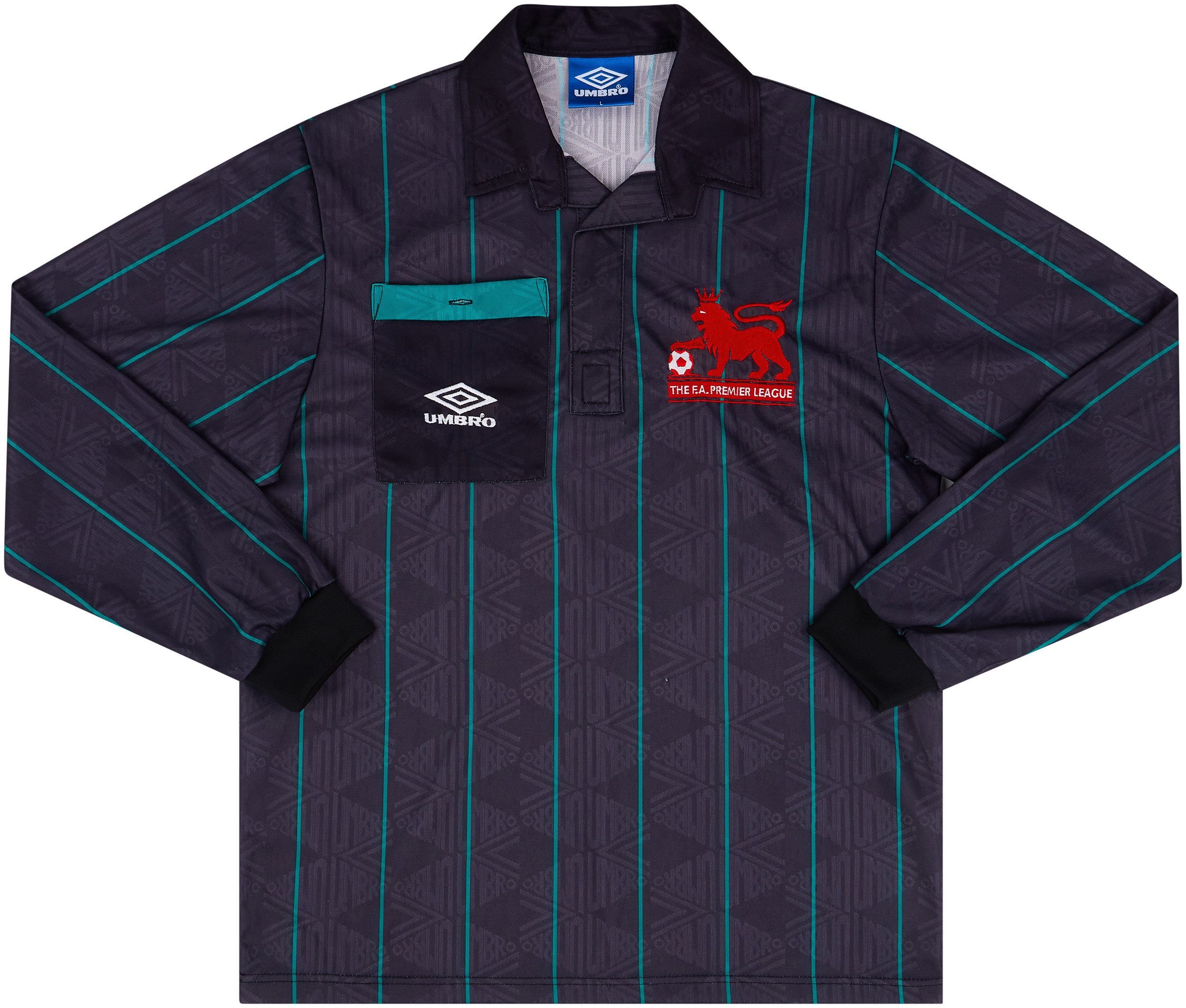 1990s Premier League Umbro Referee L/S Shirt - 9/10 - (L)