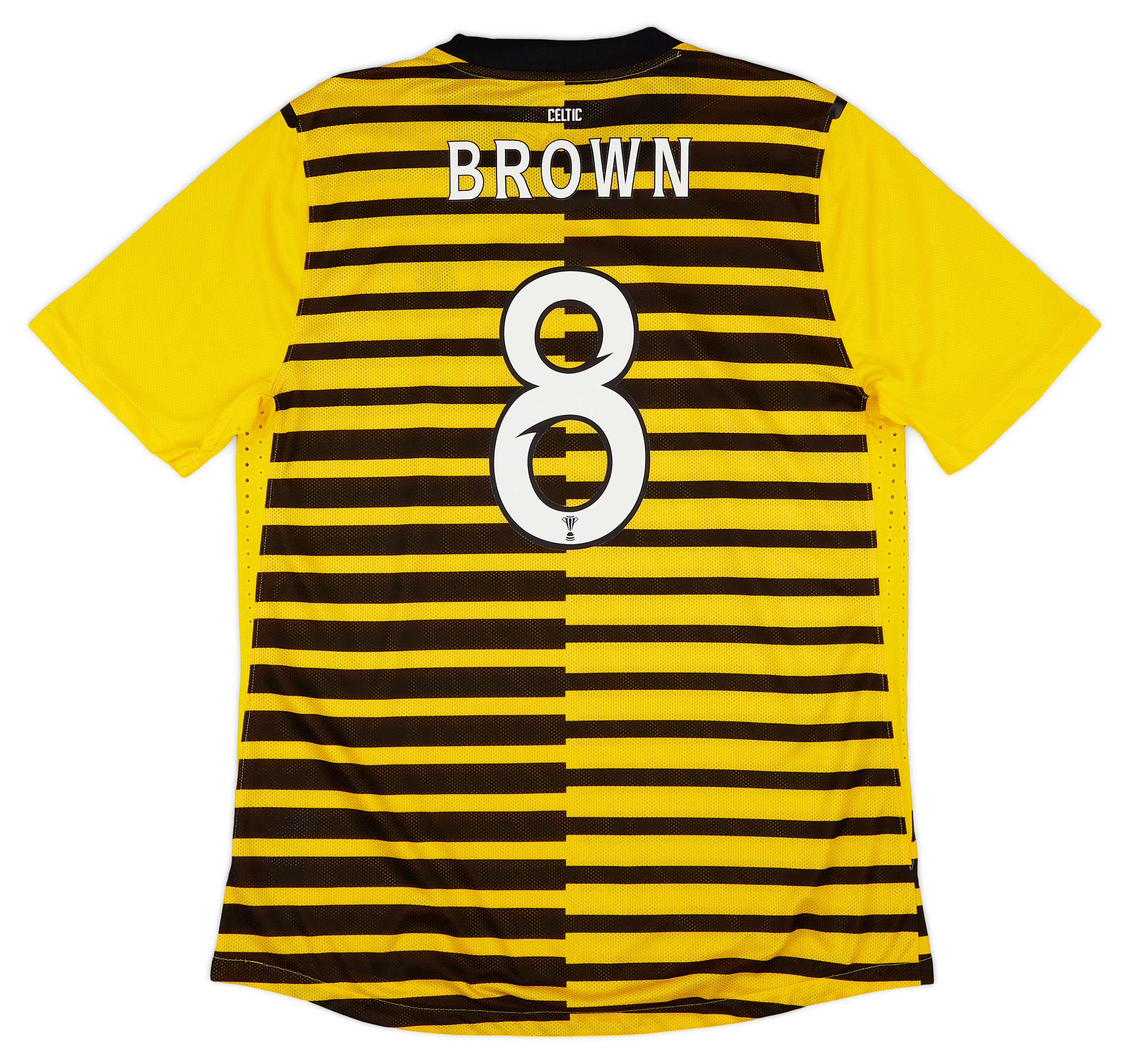 2011-12 Celtic Authentic Third Shirt Brown #8 (XL)