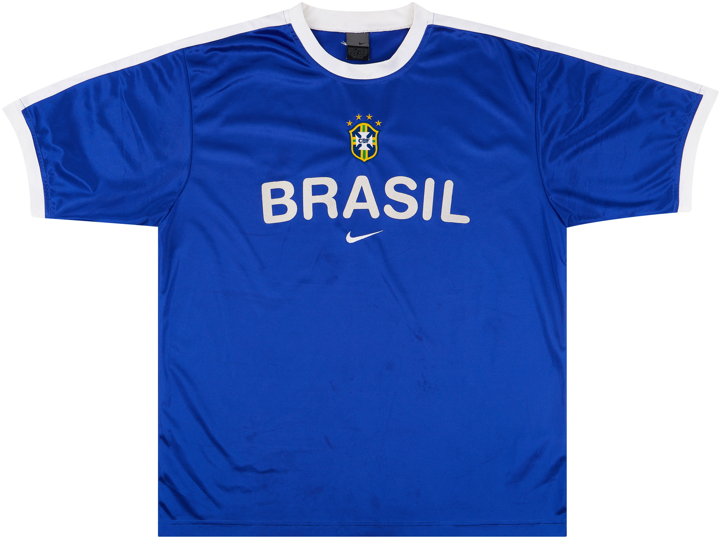 2002 Brazil Nike Training Shirt - Excellent 8/10 - (L)