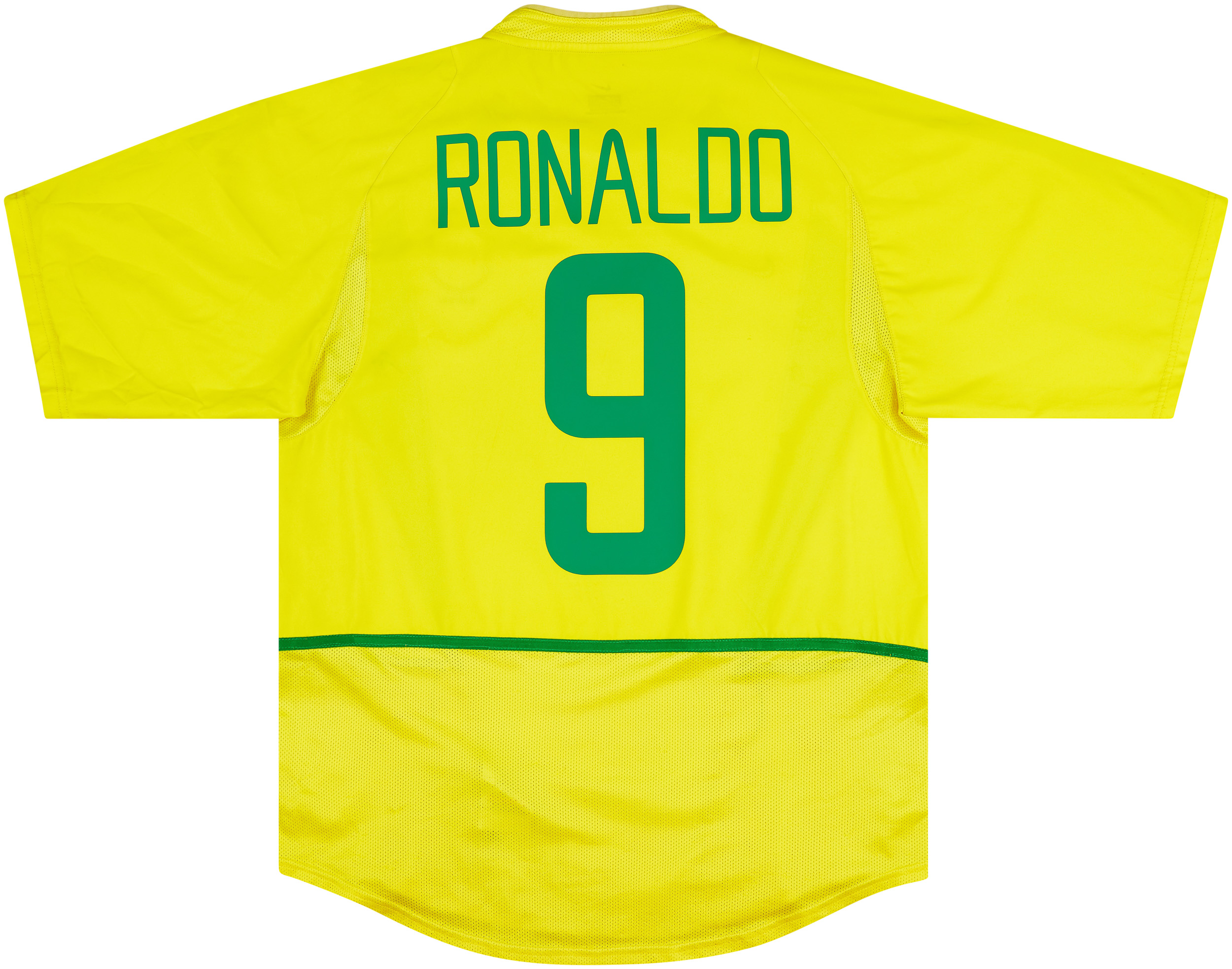 2002 04 Brazil Home Shirt Ronaldo 9 Good 5 10 M