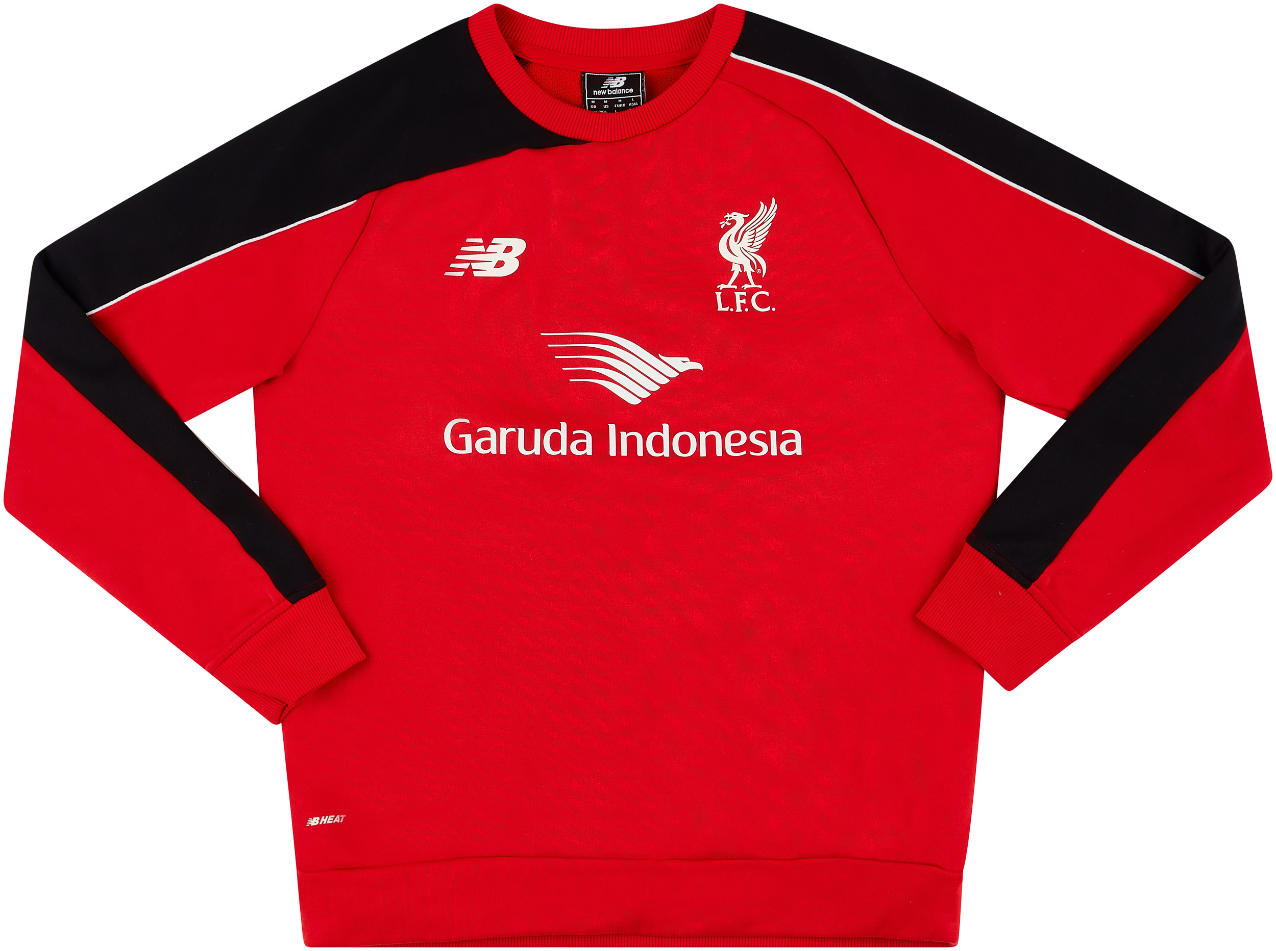 2015 16 Liverpool New Balance Sweat Top 6 10 M