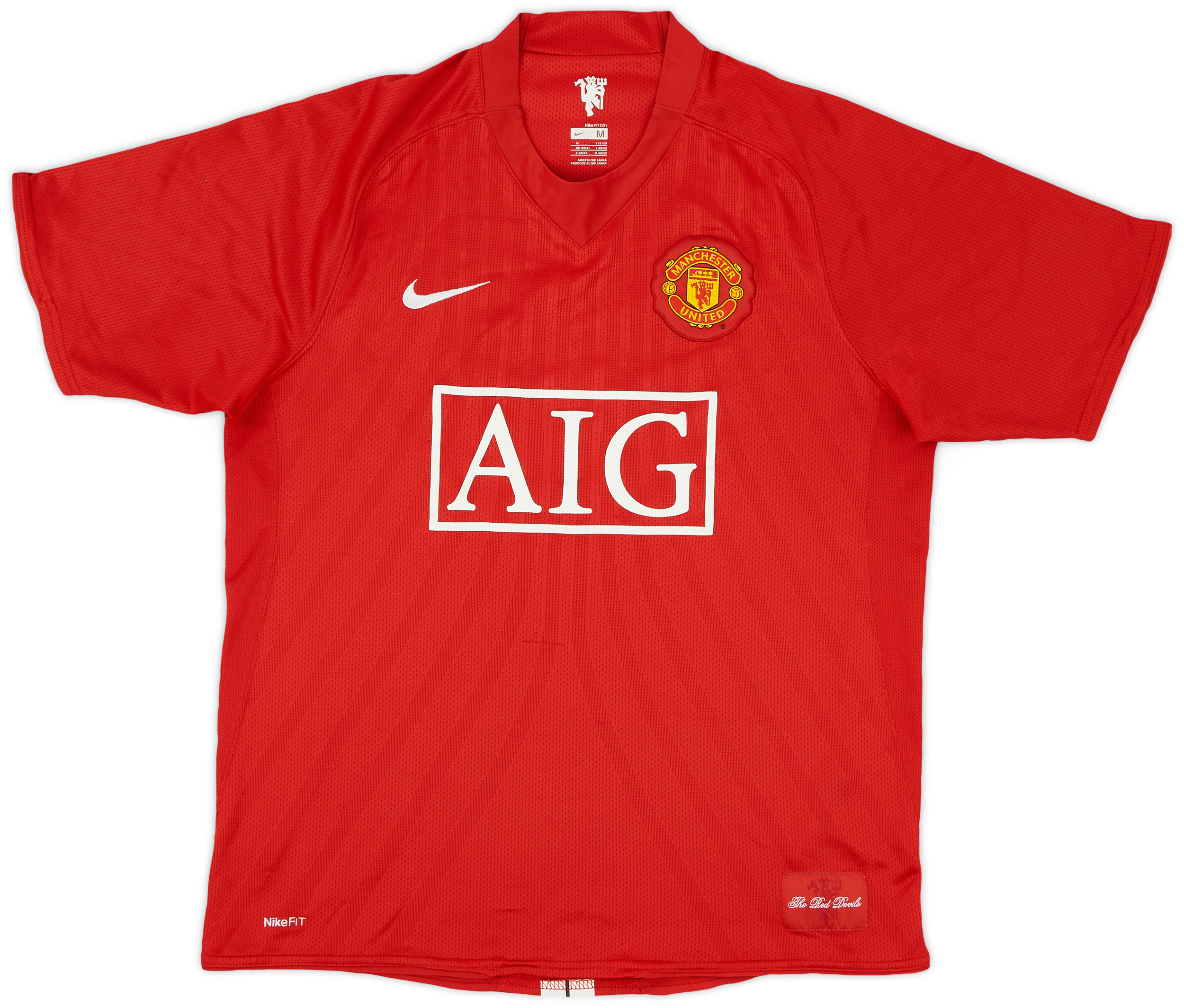 2007-09 Manchester United Home Shirt - 5/10 - (M)