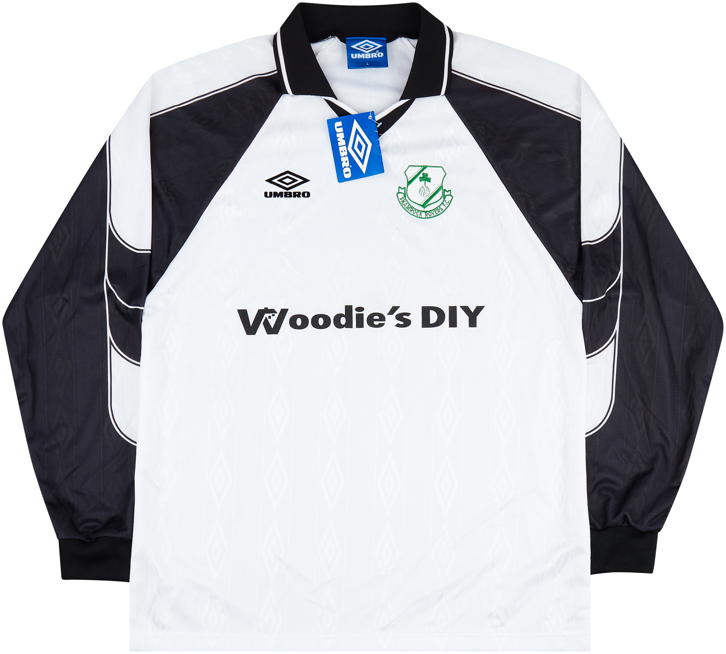 1999-00 Shamrock Rovers Away L/S Shirt (L)