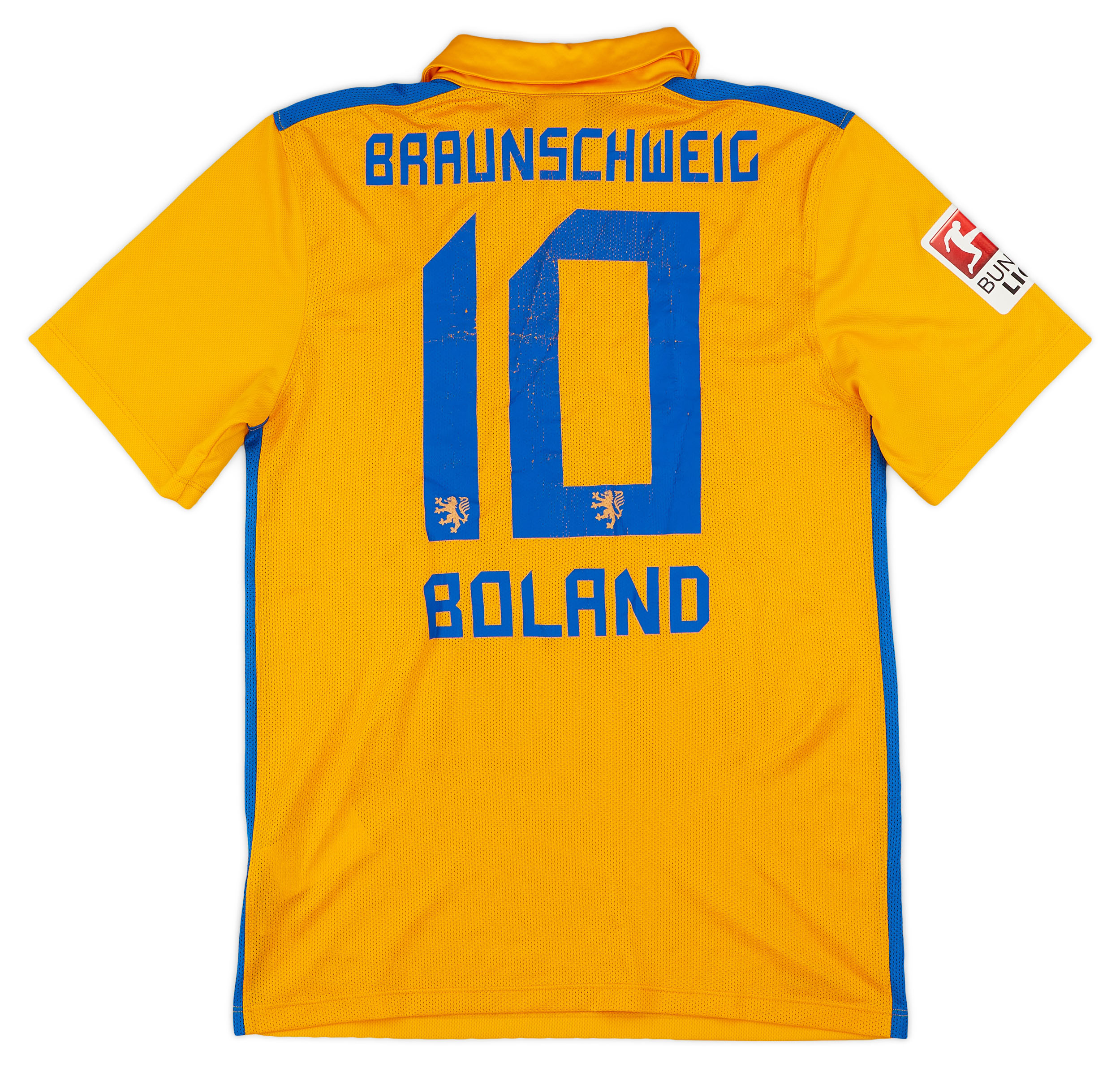 201516 Eintracht Braunschweig Home Shirt Boland 10 Good 5/10 (S)