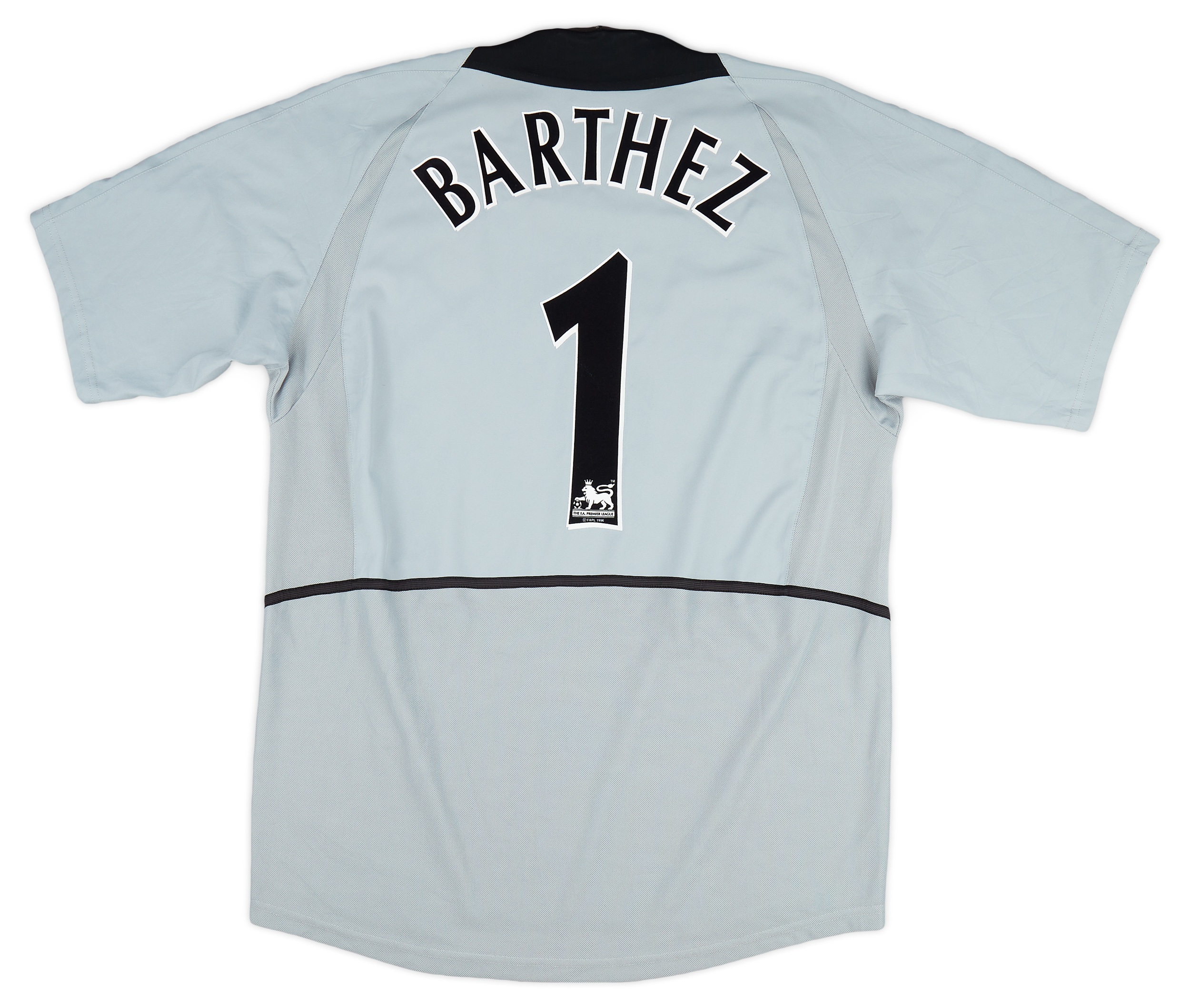 2002-04 Manchester United GK S/S Shirt Barthez #1 - Excellent 9/10 