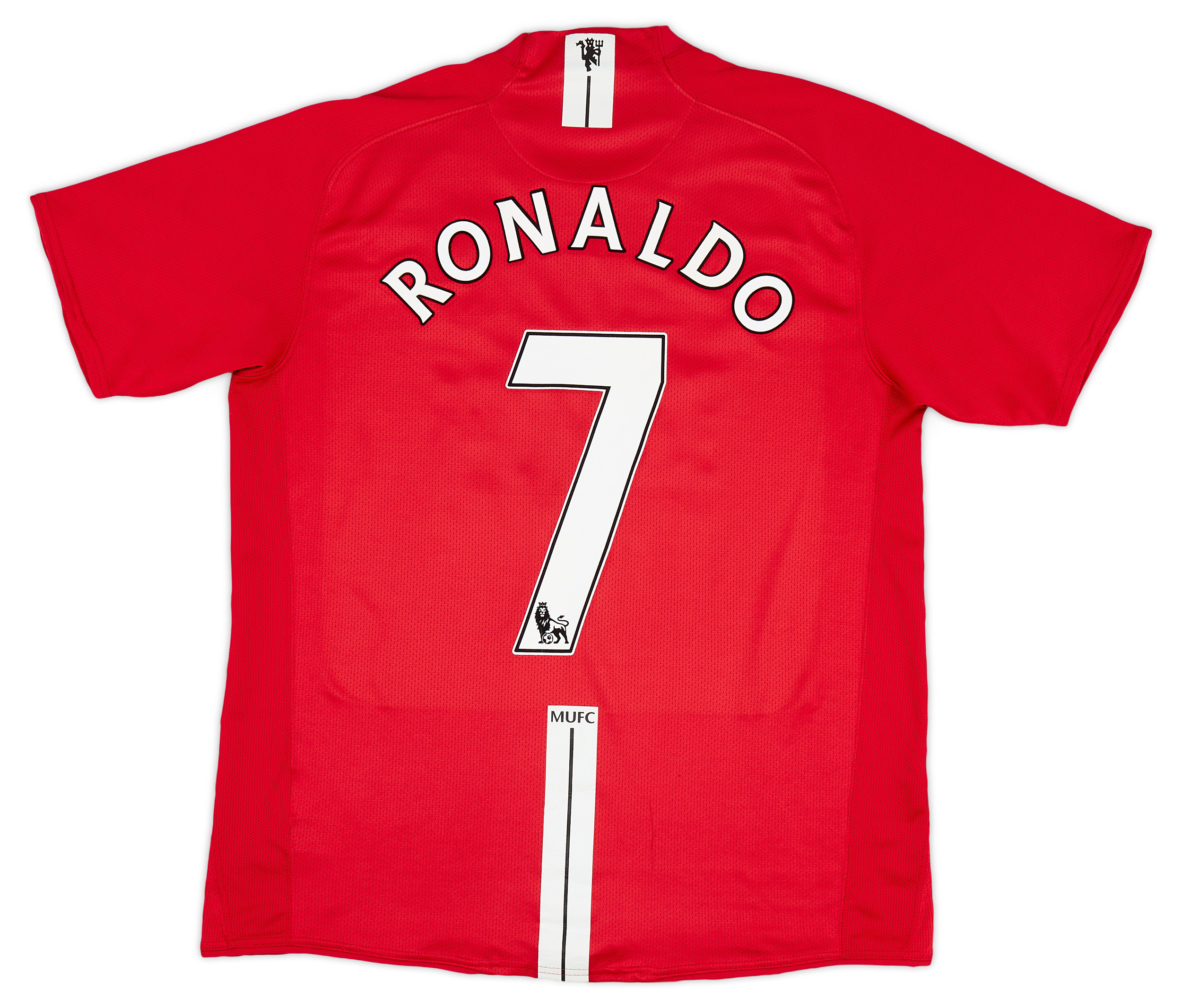 2007-09 Manchester United Home Shirt Ronaldo #7 - Excellent 9/10 - (L)