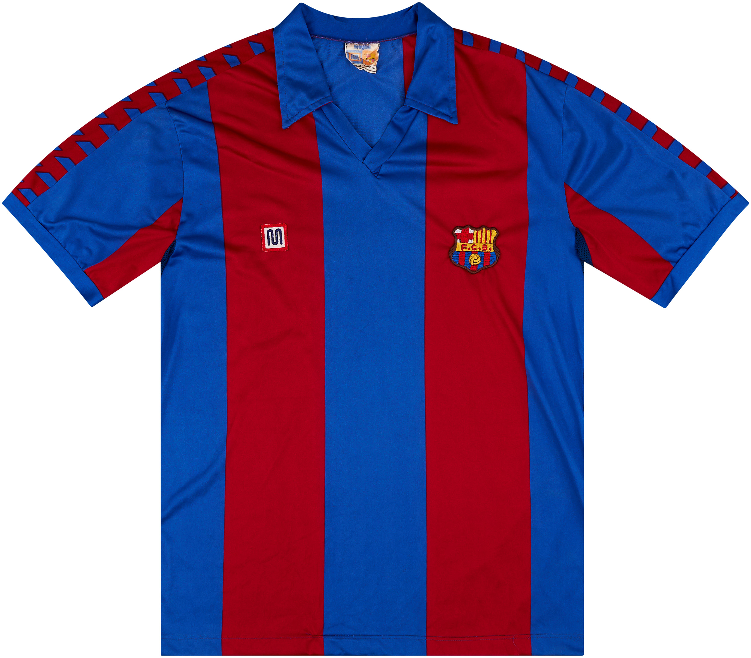1984-89 Barcelona Home Shirt - Excellent 9/10 - (M)