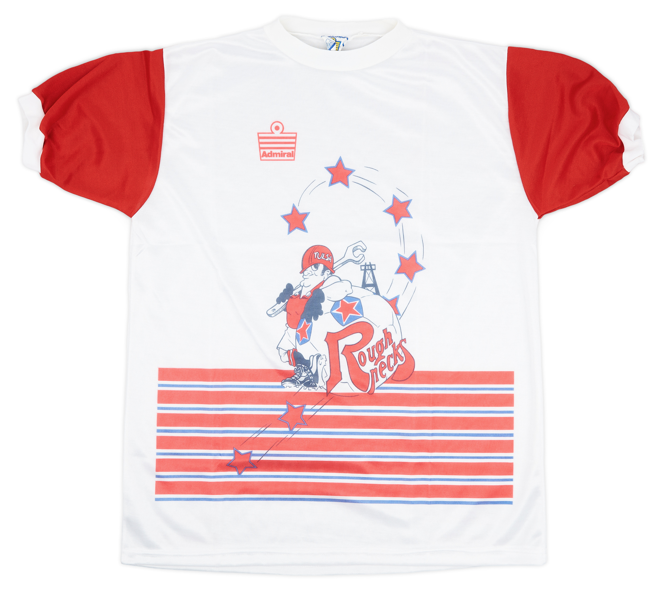 1980s Tulsa Roughnecks Admiral Training Shirt - 9/10 - (S)