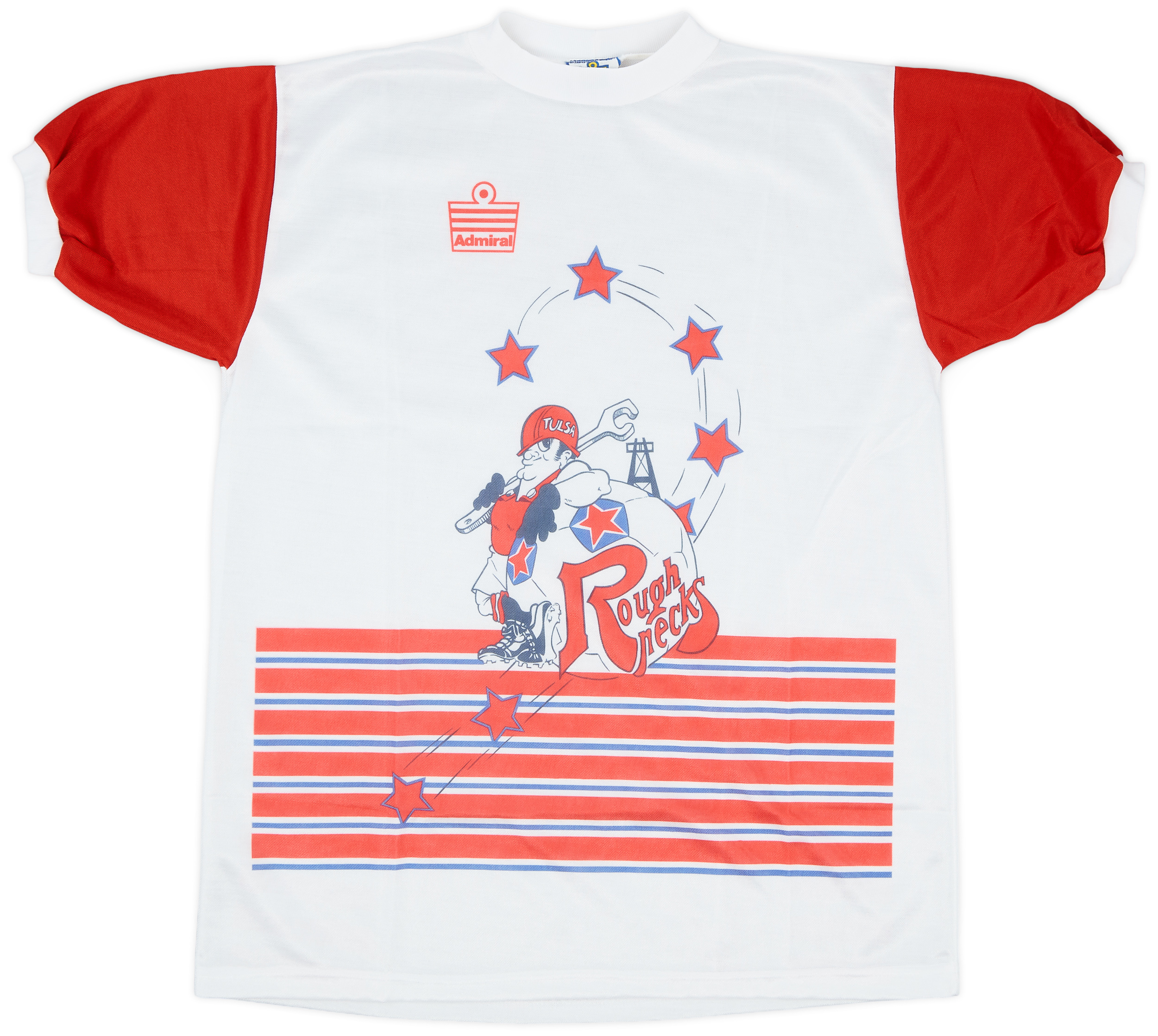 1980s Tulsa Roughnecks Admiral Training Shirt - 9/10 - (S)