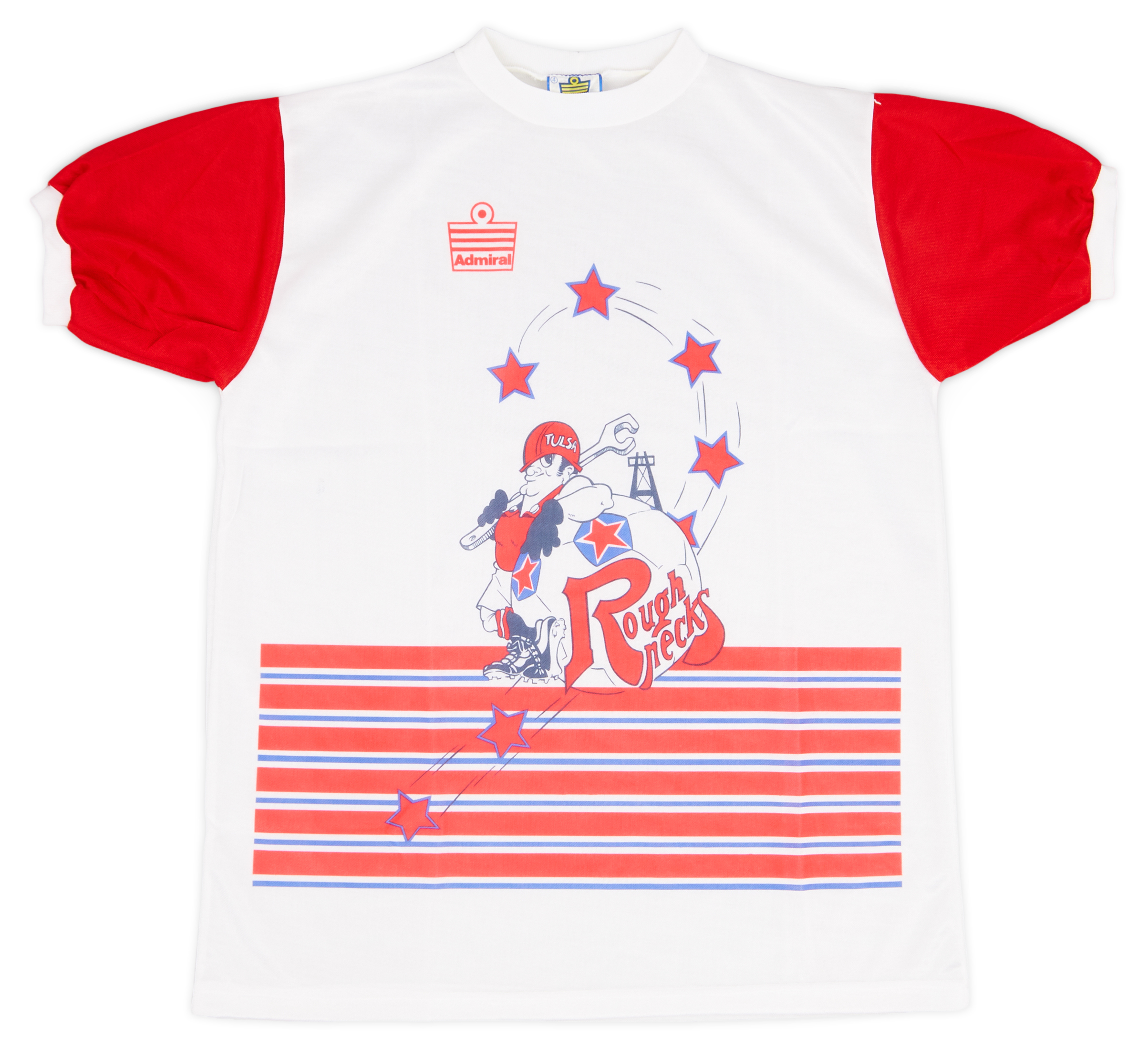 1980s Tulsa Roughnecks Admiral Training Shirt - 8/10 - (S)