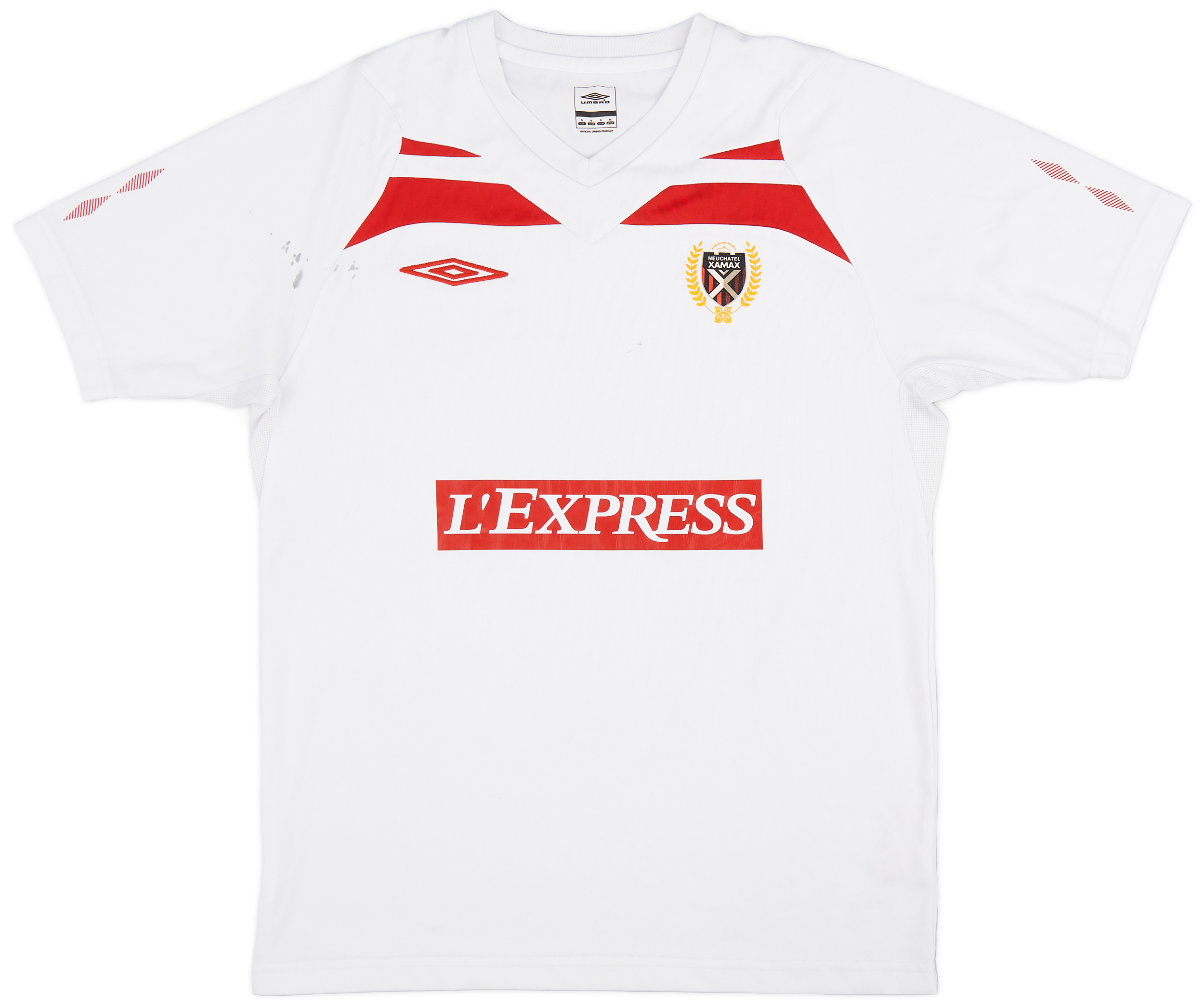 MATCH WORN NEUCHATEL XAMAX # 22 WÜTHRICH