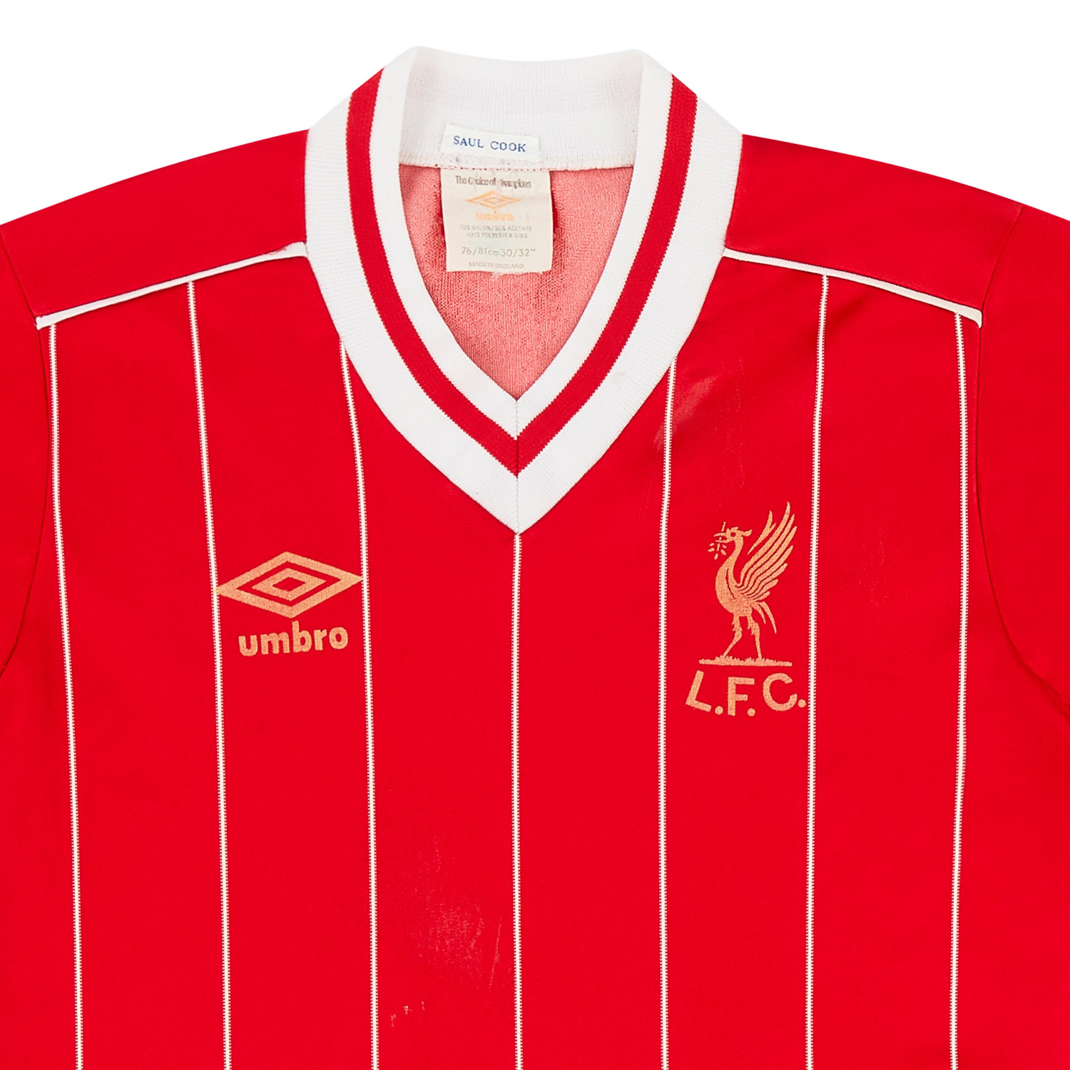 1982 85 Liverpool Home Shirt 6 10 L.Boys
