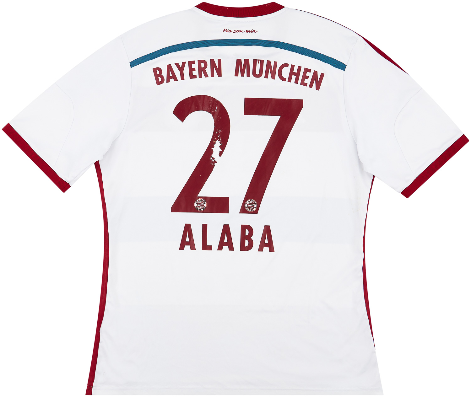 Bayern Munchen No27 Alaba Away Jersey