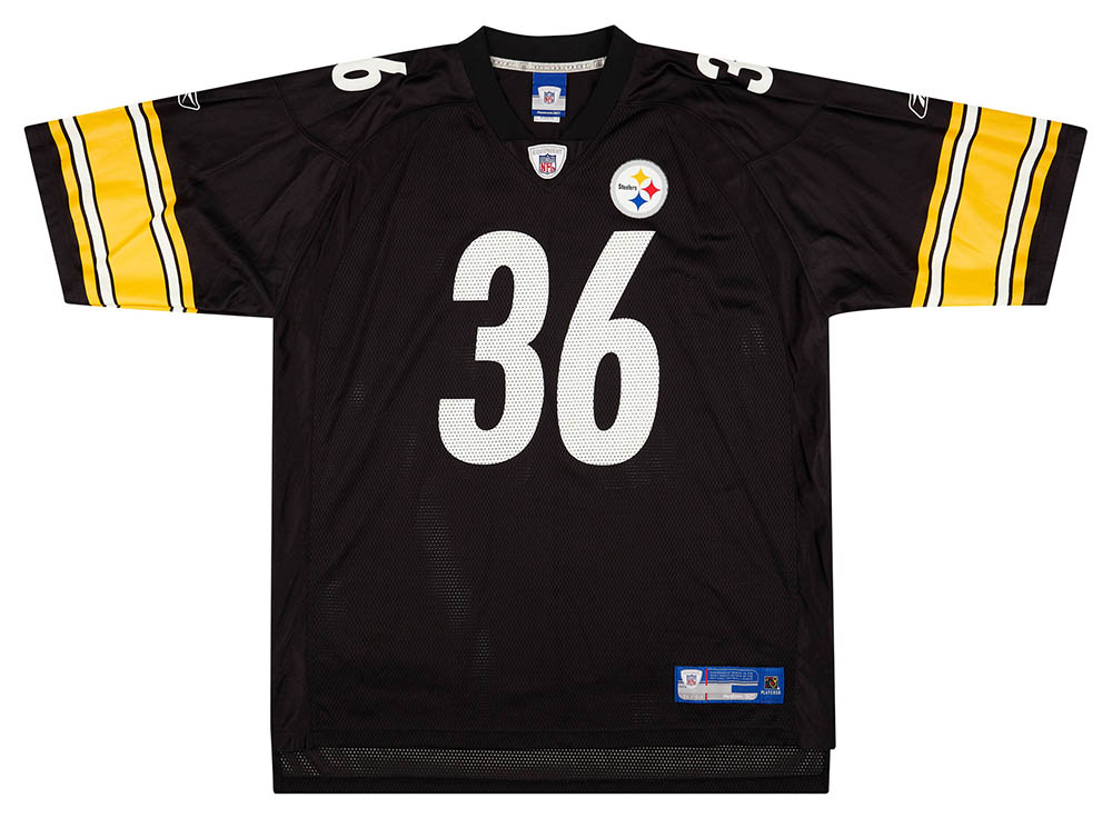 2005 Pittsburgh Steelers Bettis #36 Reebok On Field Home Jersey (Excellent) XL