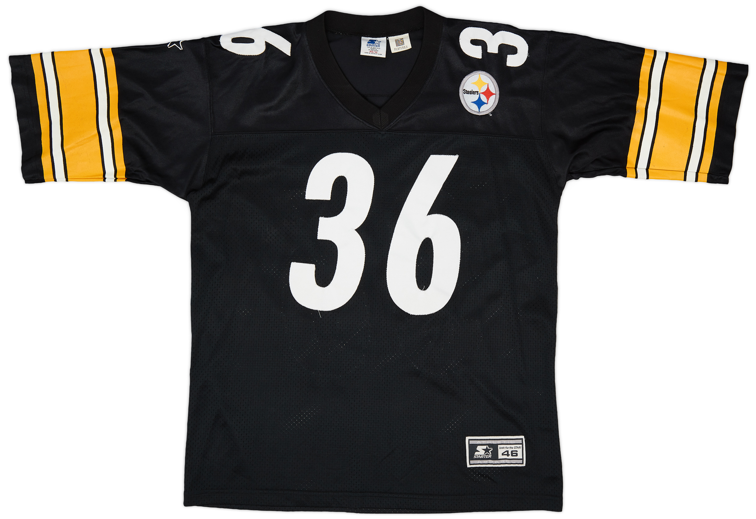 1996 Pittsburgh Steelers Bettis #36 Starter Premier Home Jersey (Very Good) M