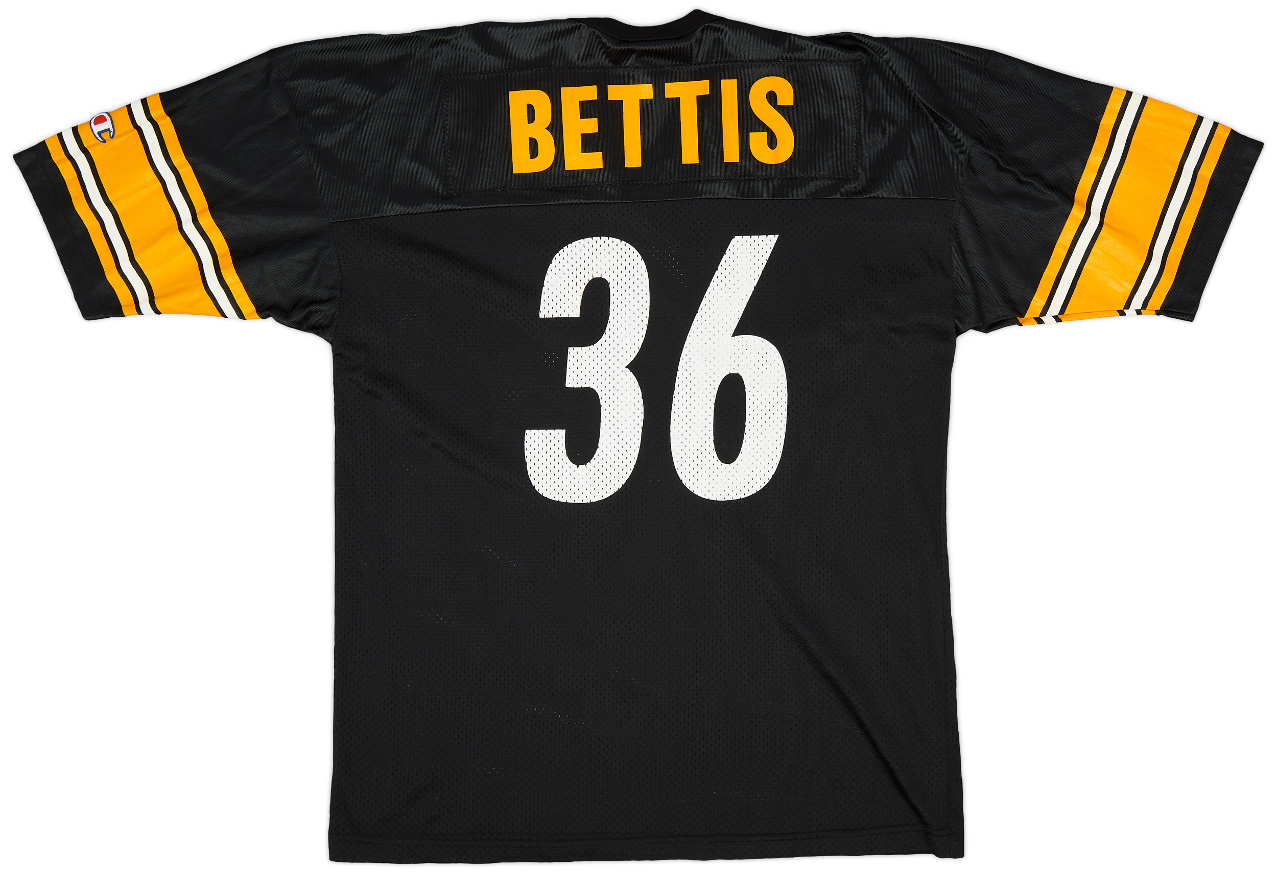 1997-00 Pittsburgh Steelers Bettis #36 Champion Home Jersey (Very