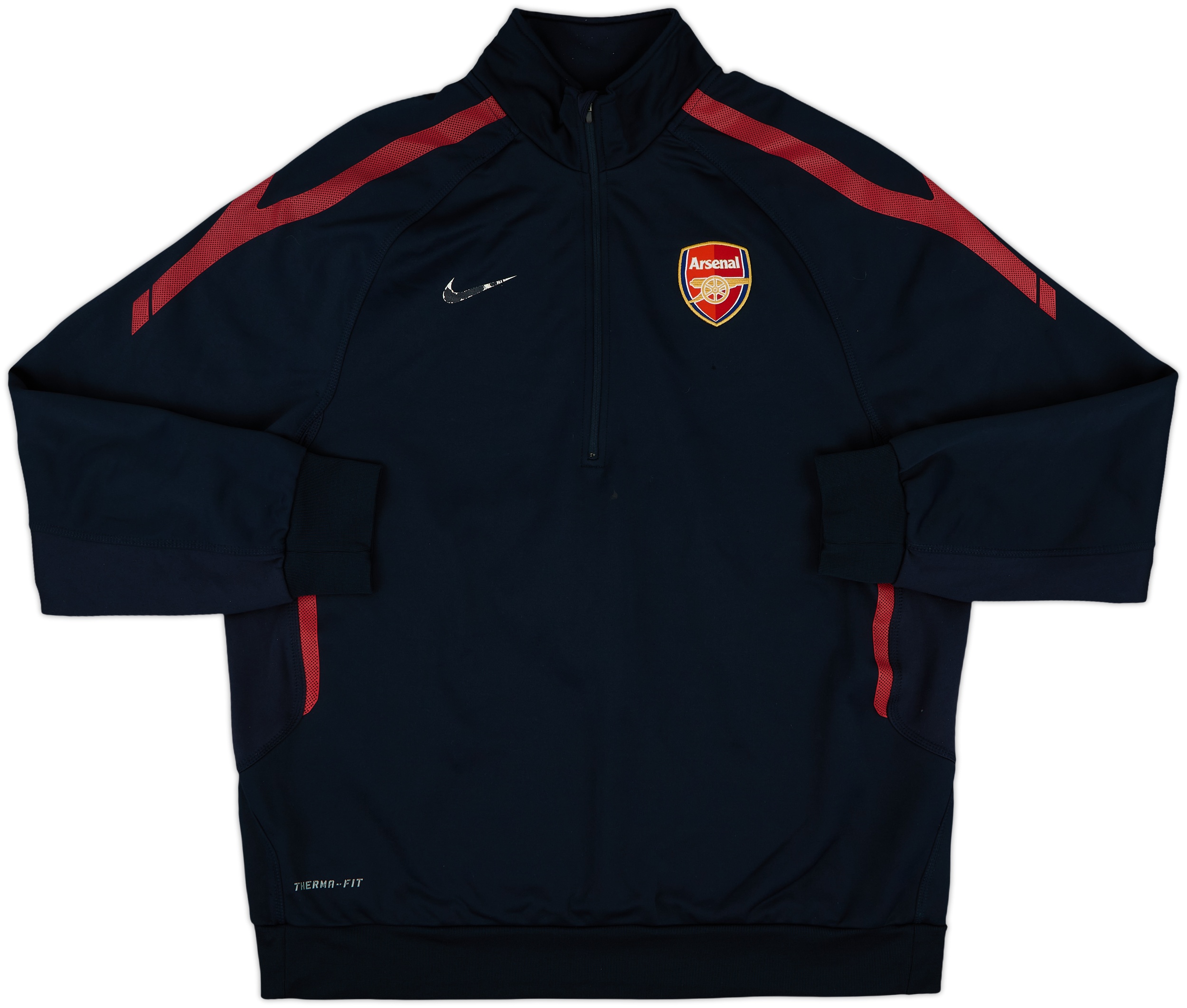 ウェア Nike Arsenal 2010-11 Arsenal Nike 1/2 Zip Track Jacket - 4/10 - (XXL)