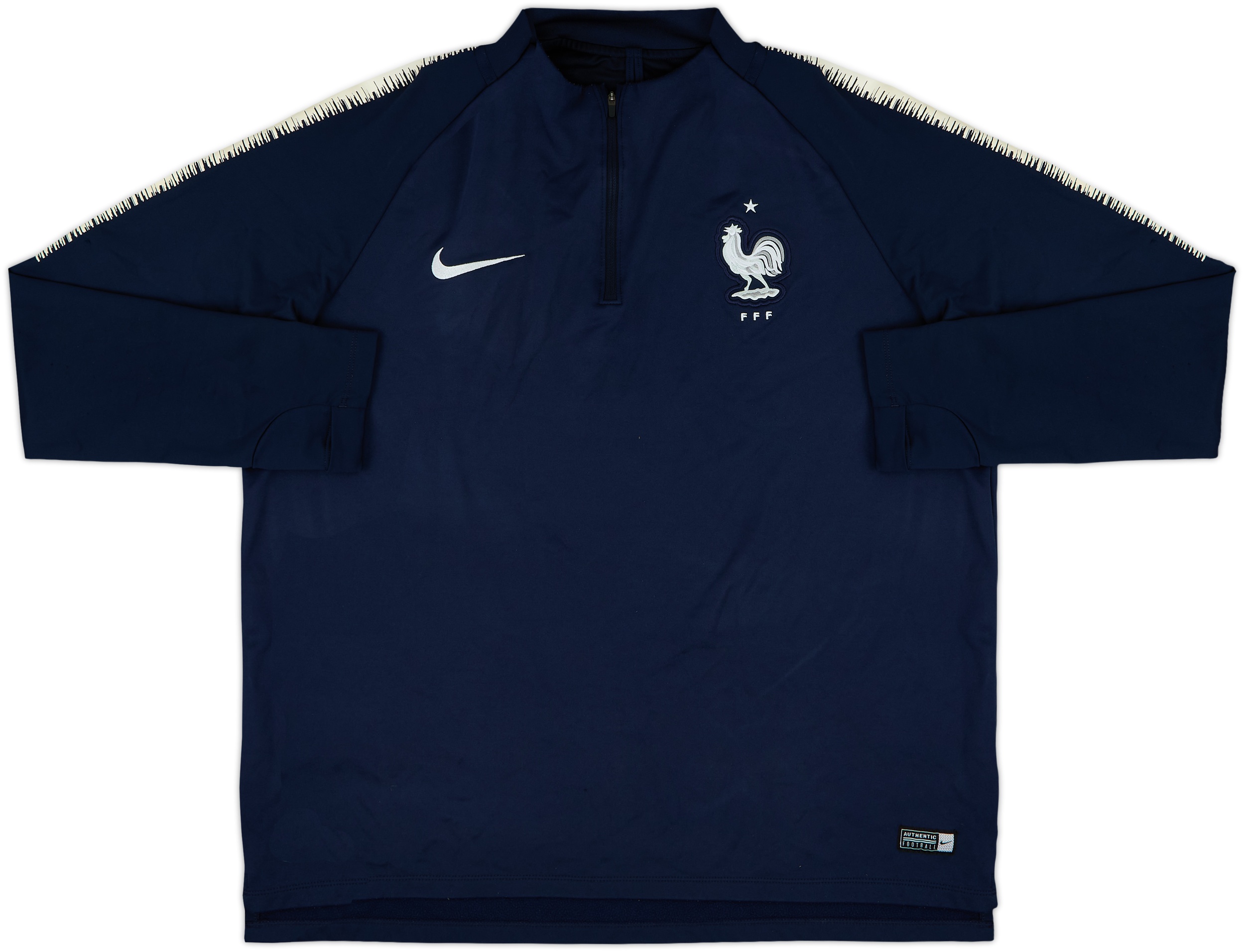 【高知インター店】 2018-19 (XL) - 8/10 - Top Drill Zip 1/4 Nike France ウェア