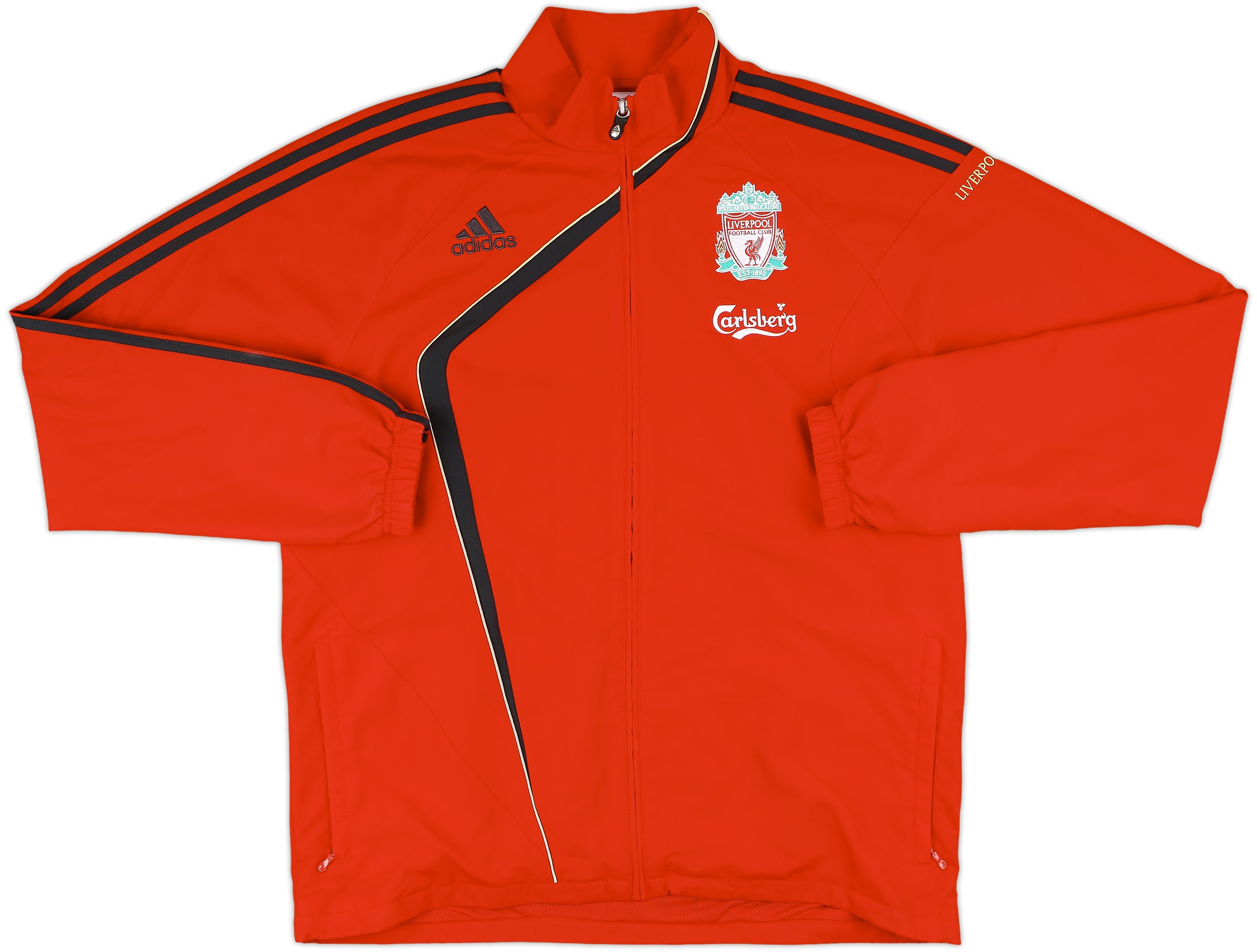 2009-10 Liverpool adidas Track Jacket - 8/10 - (L/XL)