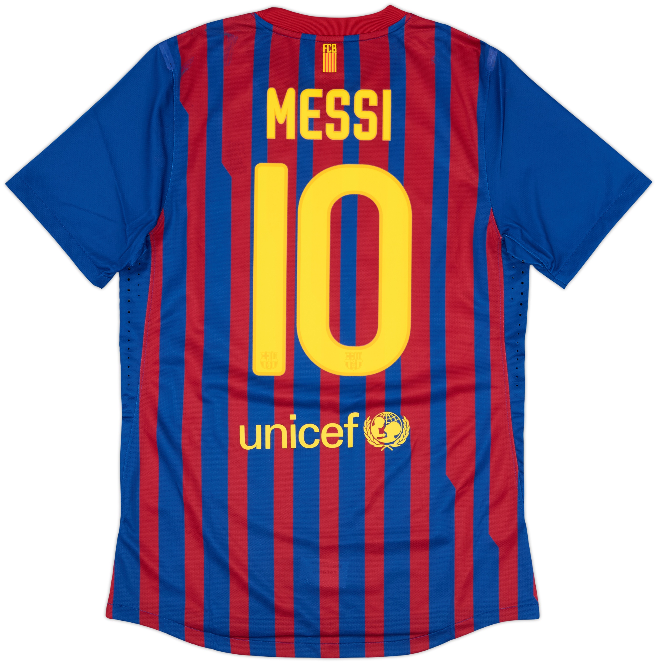 2011-12 Barcelona Player Issue Home Shirt Messi #10 - 7/10 - (M)