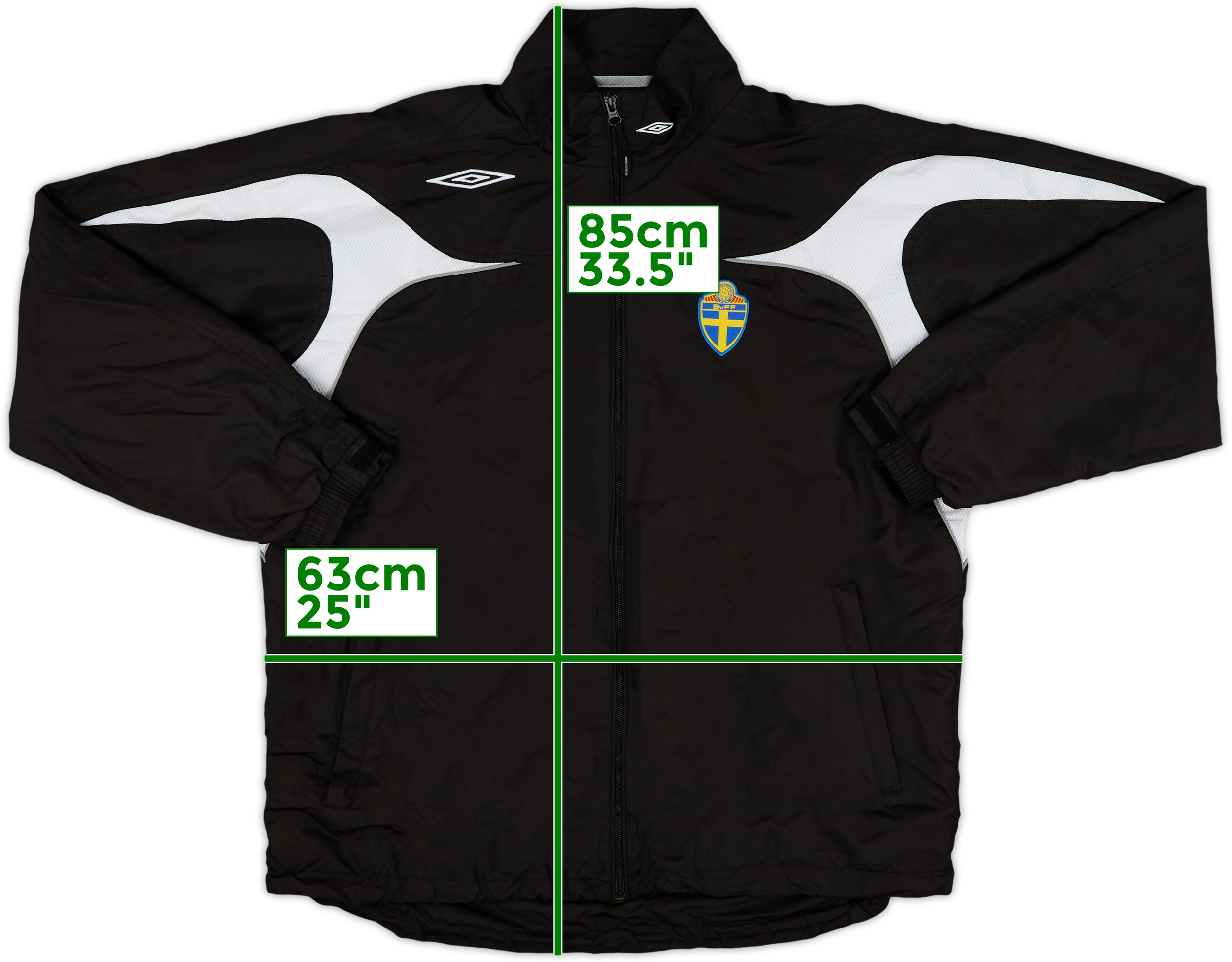 2008-10 Sweden Player Issue Umbro Track Jacket - 6/10 - (XL)