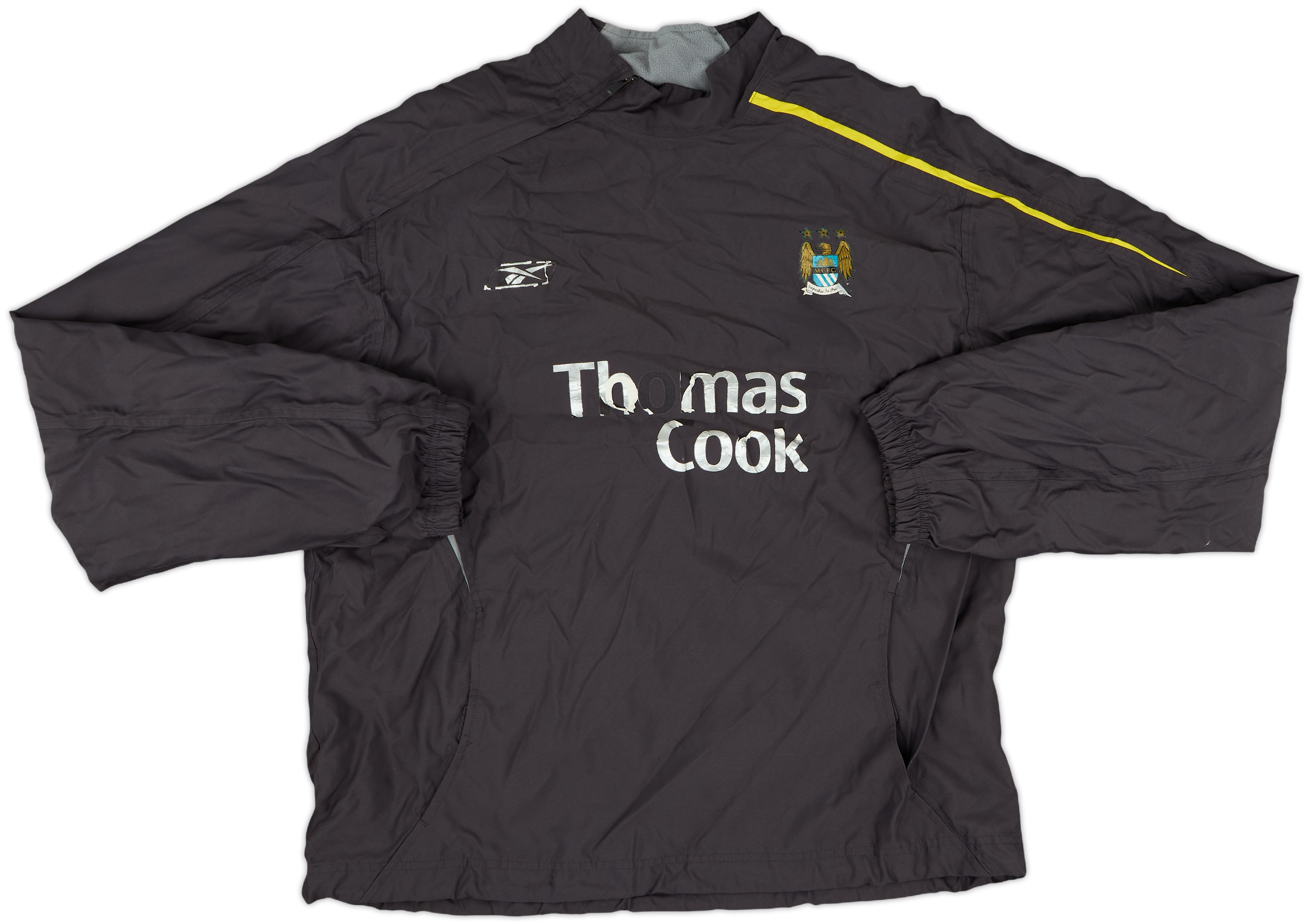 2004-06 Manchester City Reebok 1/4 Zip Drill Top - 4/10 - (L)