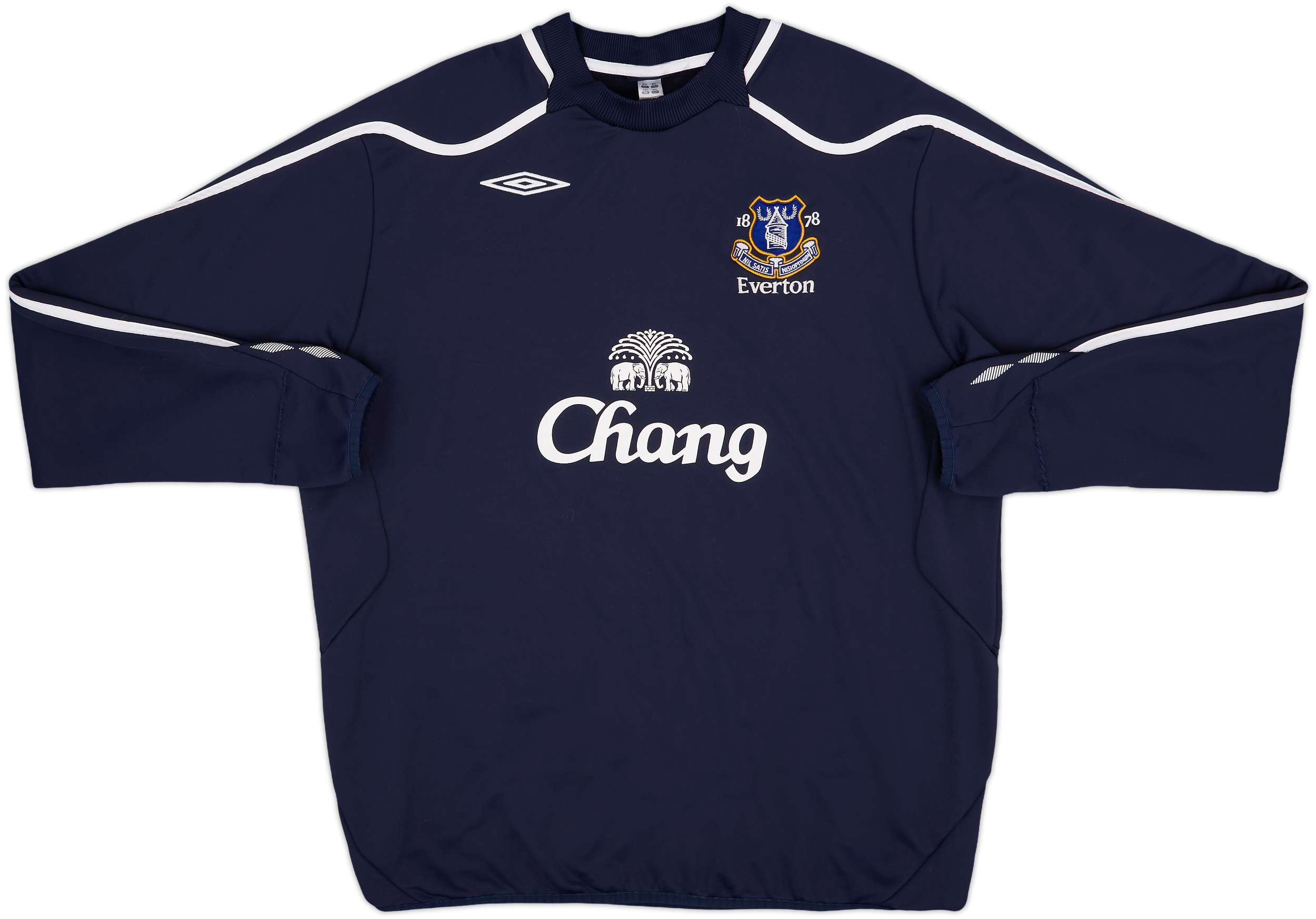 Everton Umbro サッカーシャツ エヴァートン　ルーニー 2007-08 Everton Umbro Sweat Top - 8/10 - (XXL)