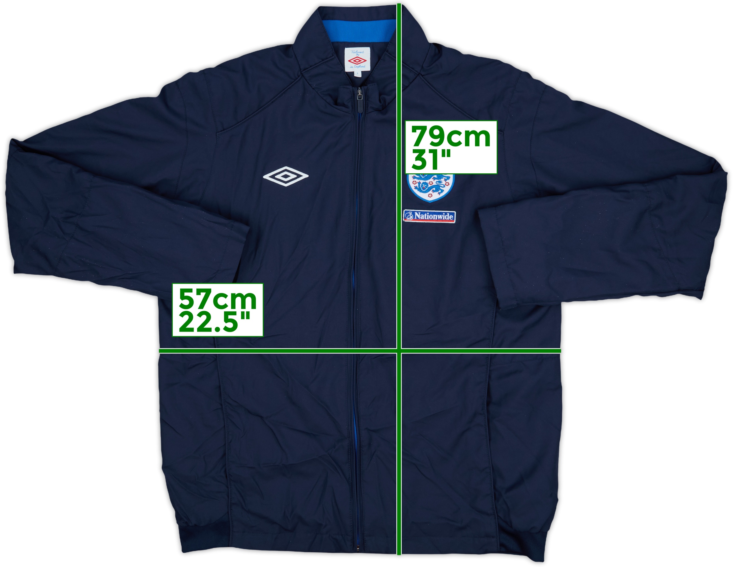 2012-13 England Umbro Track Jacket - 10/10 - (L)