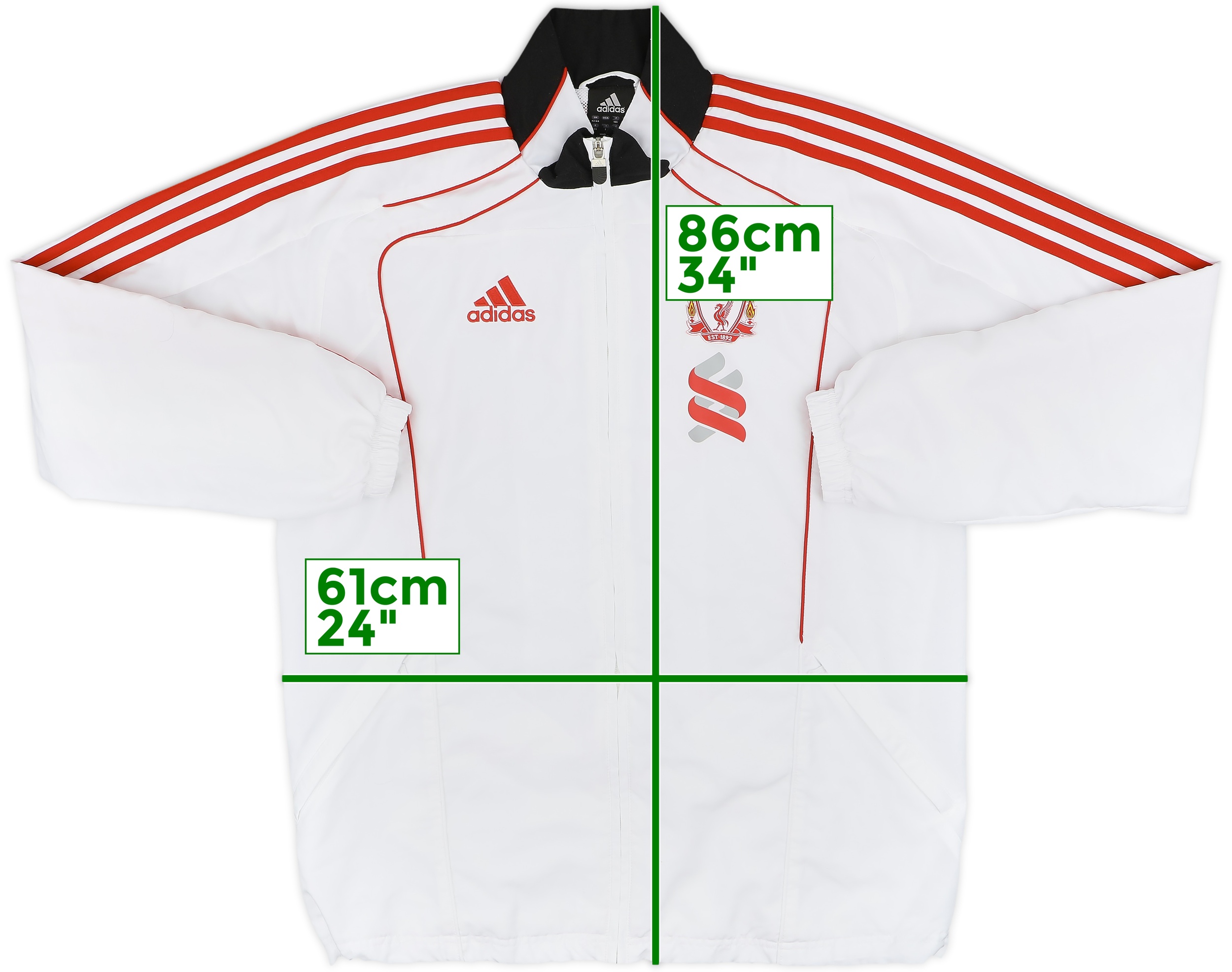 年末のプロモーション特価！ 2010-11 Liverpool adidas Track Jacket - 8/10 - (L) ウェア
