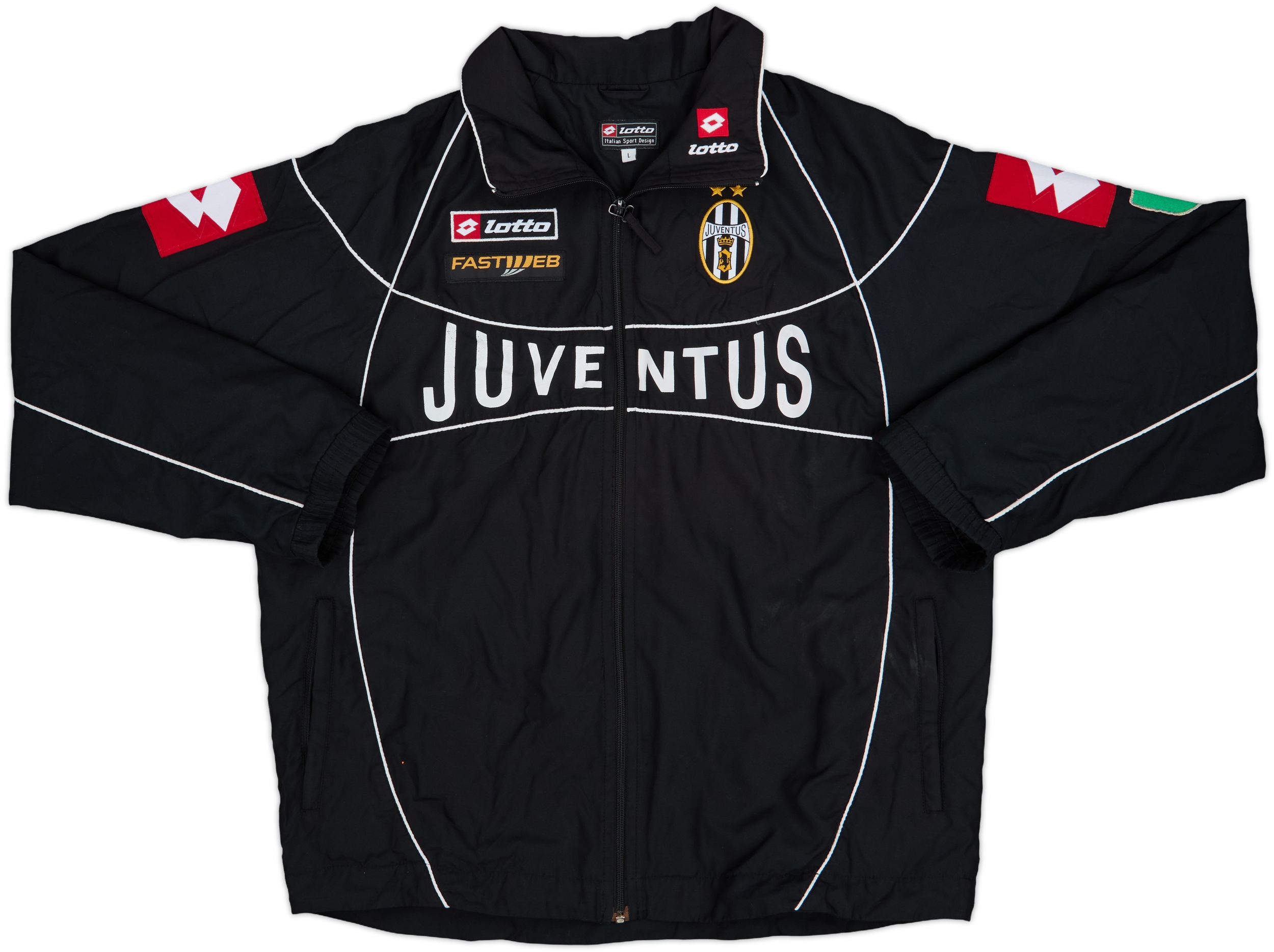2002-03 Juventus Lotto Track Jacket - 7/10 - (L)