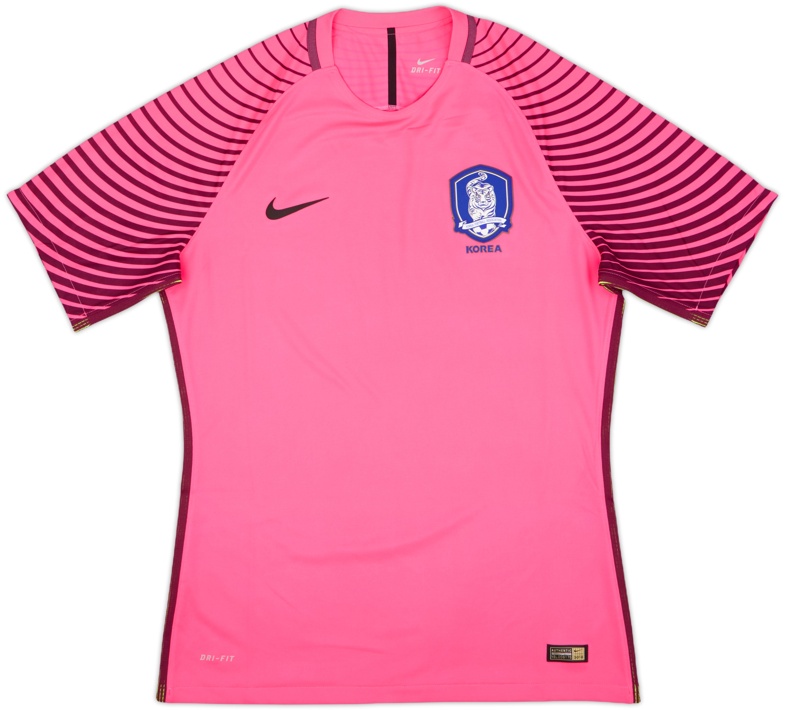 韓国代表 GK ユニフォーム NIKE オーセンティック 新品 2017 XL韓 2016-17 South Korea Authentic GK S/S Shirt - 10/10 - (XXL)
