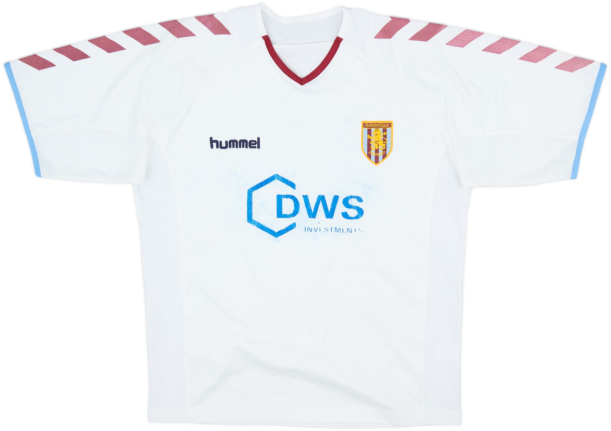 ウェア Hummel Aston Villa FC football shirts 2004-05 Aston Villa Away Shirt - 4/10 - (L)