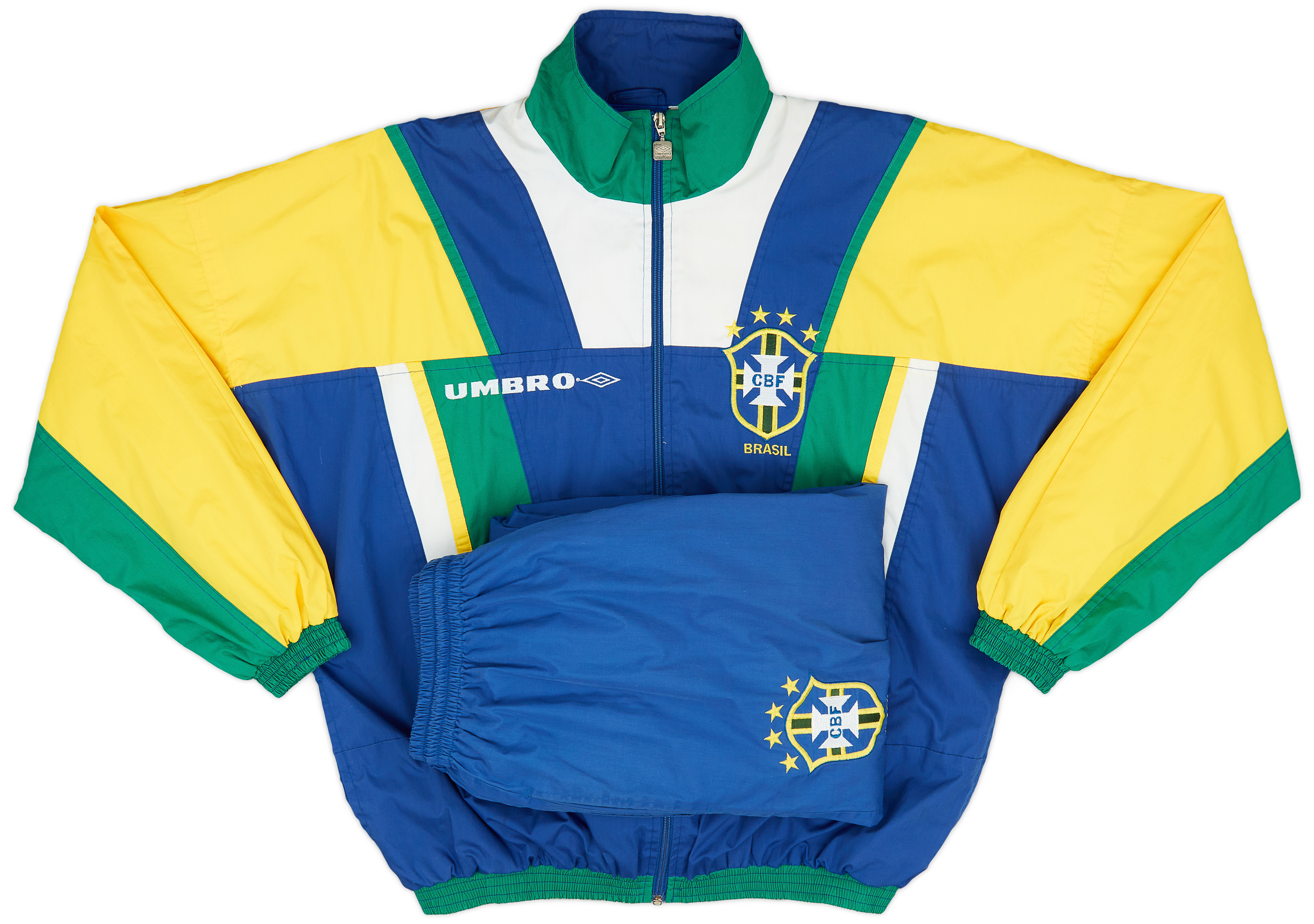 1994-96 Brazil Umbro Tracksuit - 9/10 - (M)