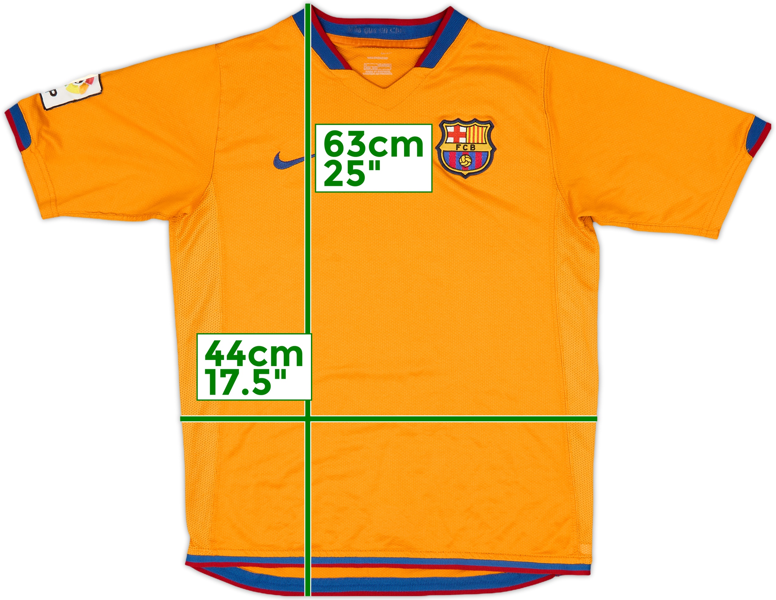 2006-08 Barcelona Away Shirt Ronaldinho #10 - 4/10 - (L.Boys)