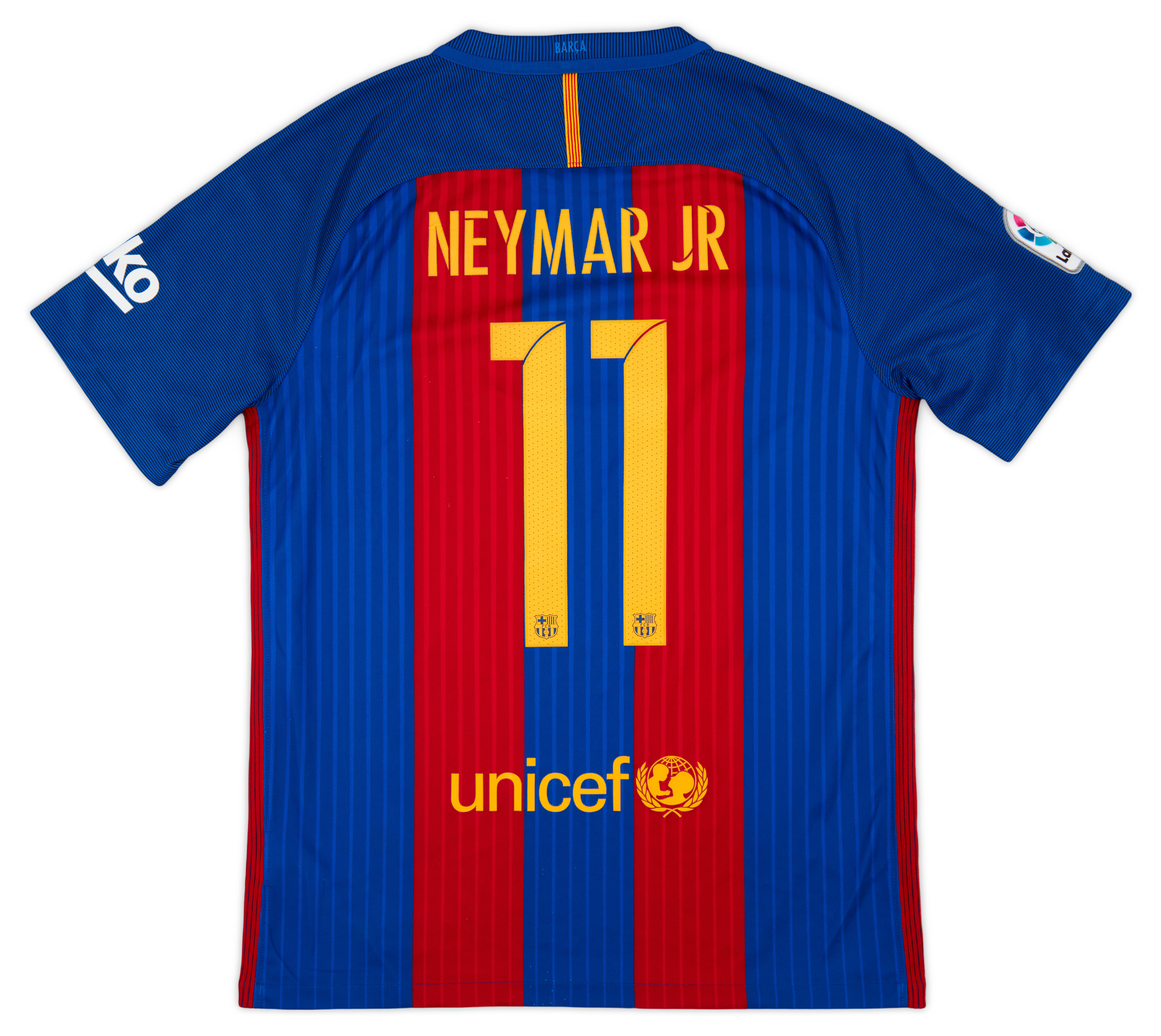 2016-17 Barcelona Home Shirt Neymar Jr #11 - Very Good 7/10 - (M)