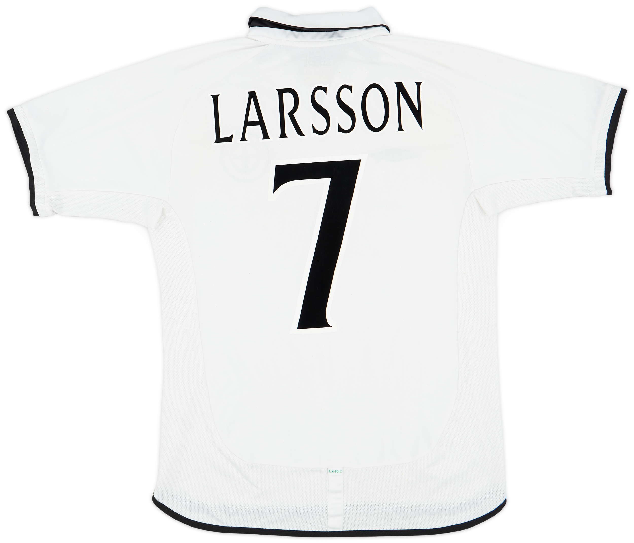 200102 Celtic Away Shirt Larsson 7 7/10 (M)