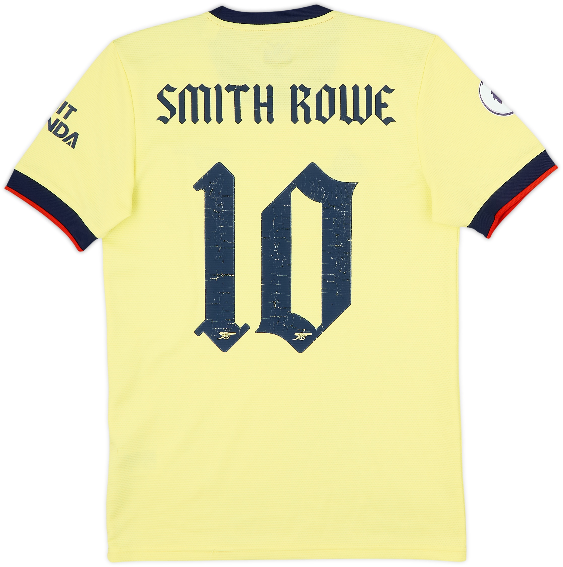 2021-22 Arsenal Away Shirt Smith Rowe #10 - 5/10 - (S)