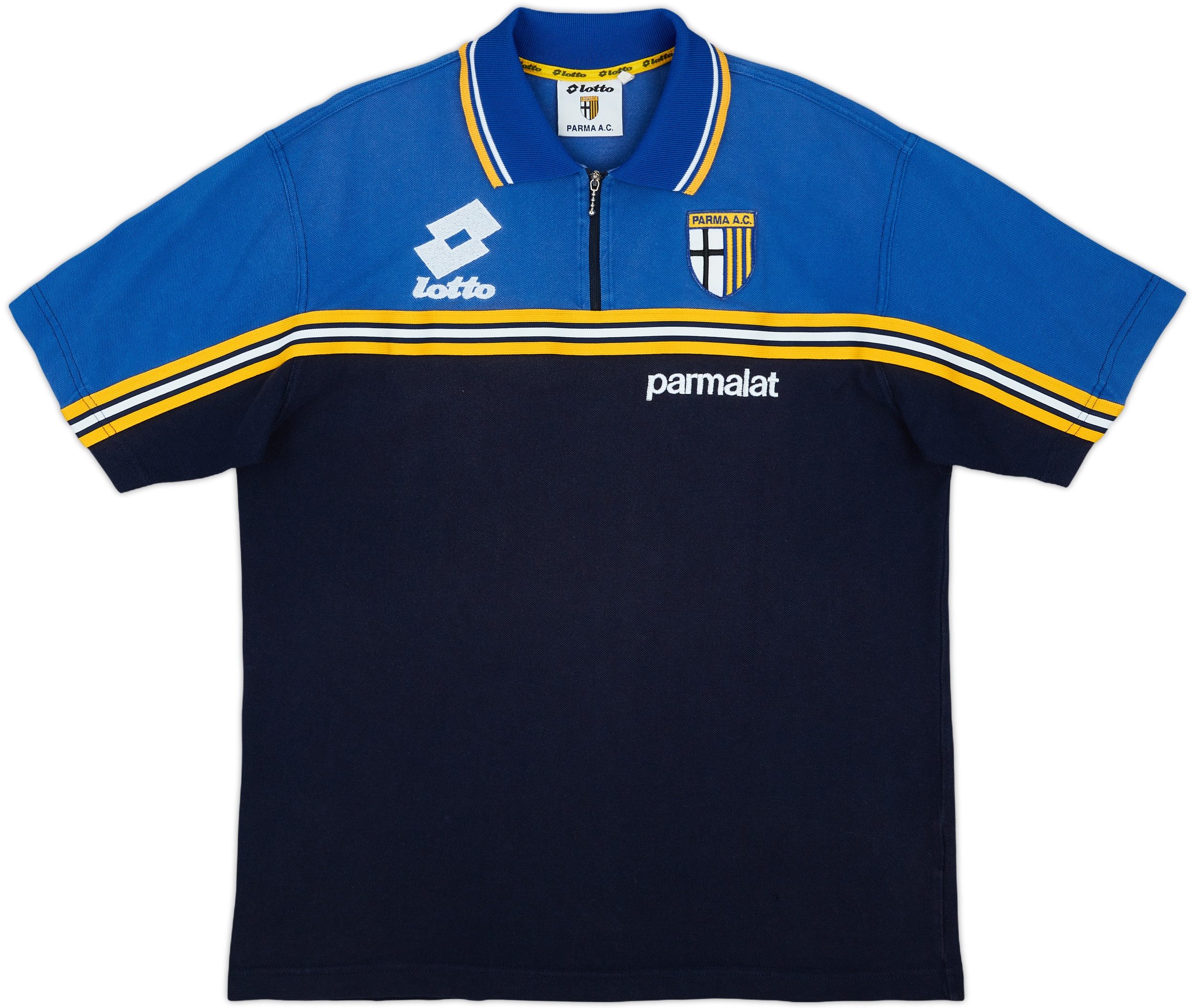 ウェア 90s Lottoe PARMA A.C Football Shirts Parma 1990 - 1991 Home Football Shirt XL – Special Football