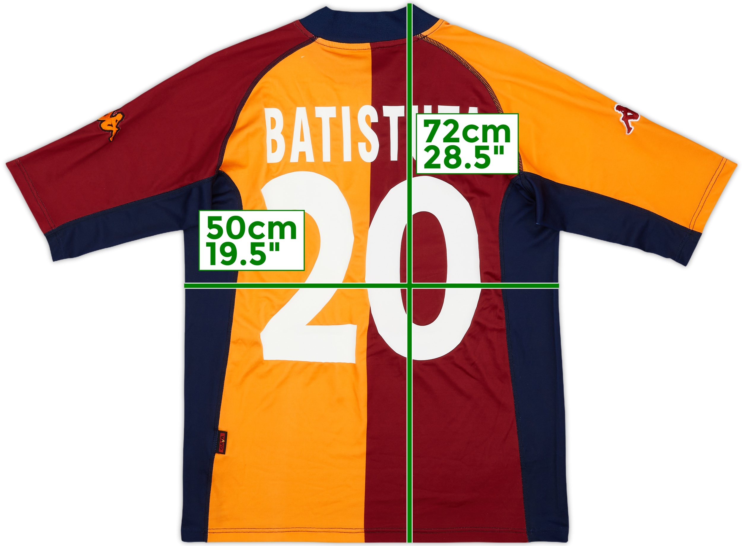 DEAD STOCK】ASローマ 00/01 ユニフォーム BATISTUTA