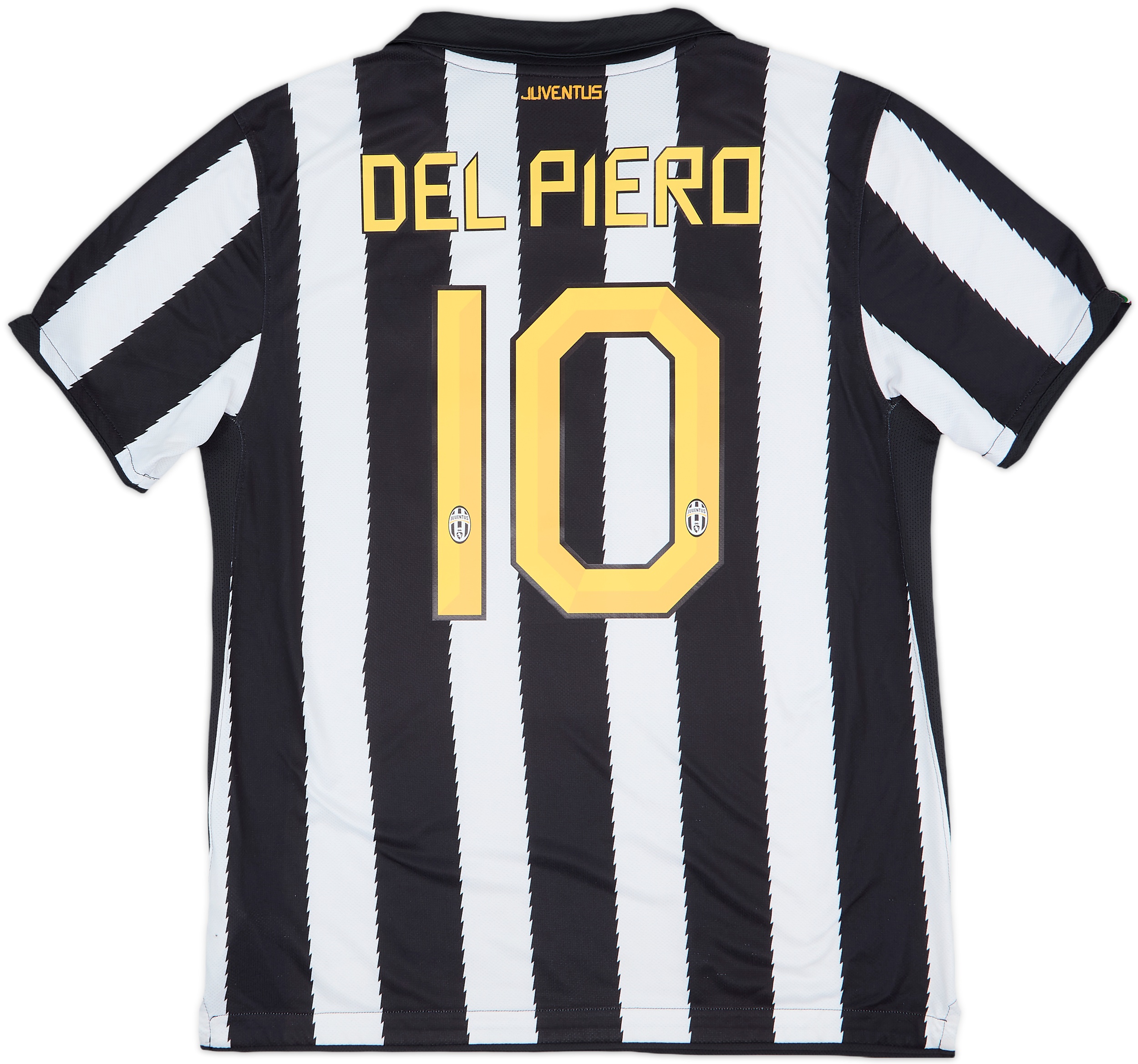 2010-11 Juventus Home Shirt Del Piero #10 - 6/10 - (L)