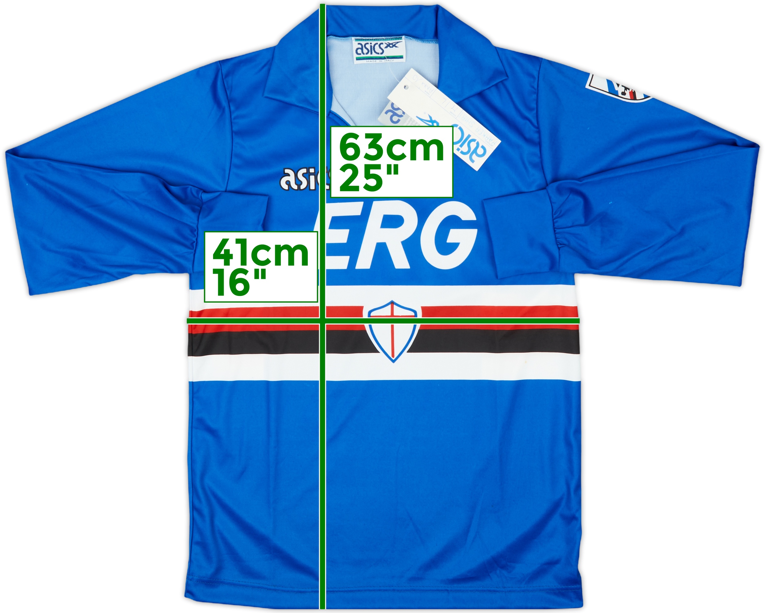 1990-92 Sampdoria Home L/S Shirt (M.Boys)