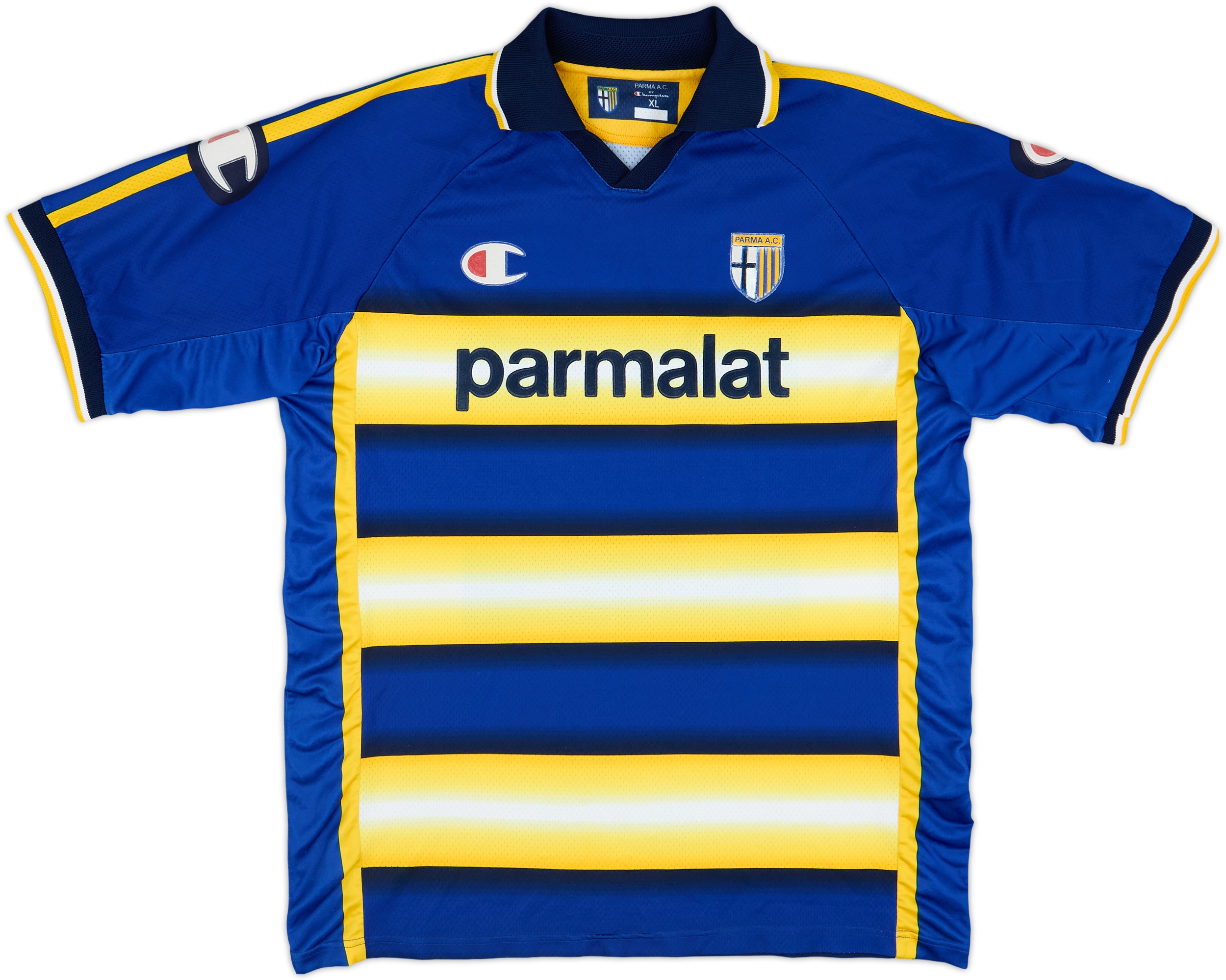 [未使用]2004-2005 Champion Parma F.C. シャツ L 2004/05 Parma Home Football Shirt / Official Champion Soccer
