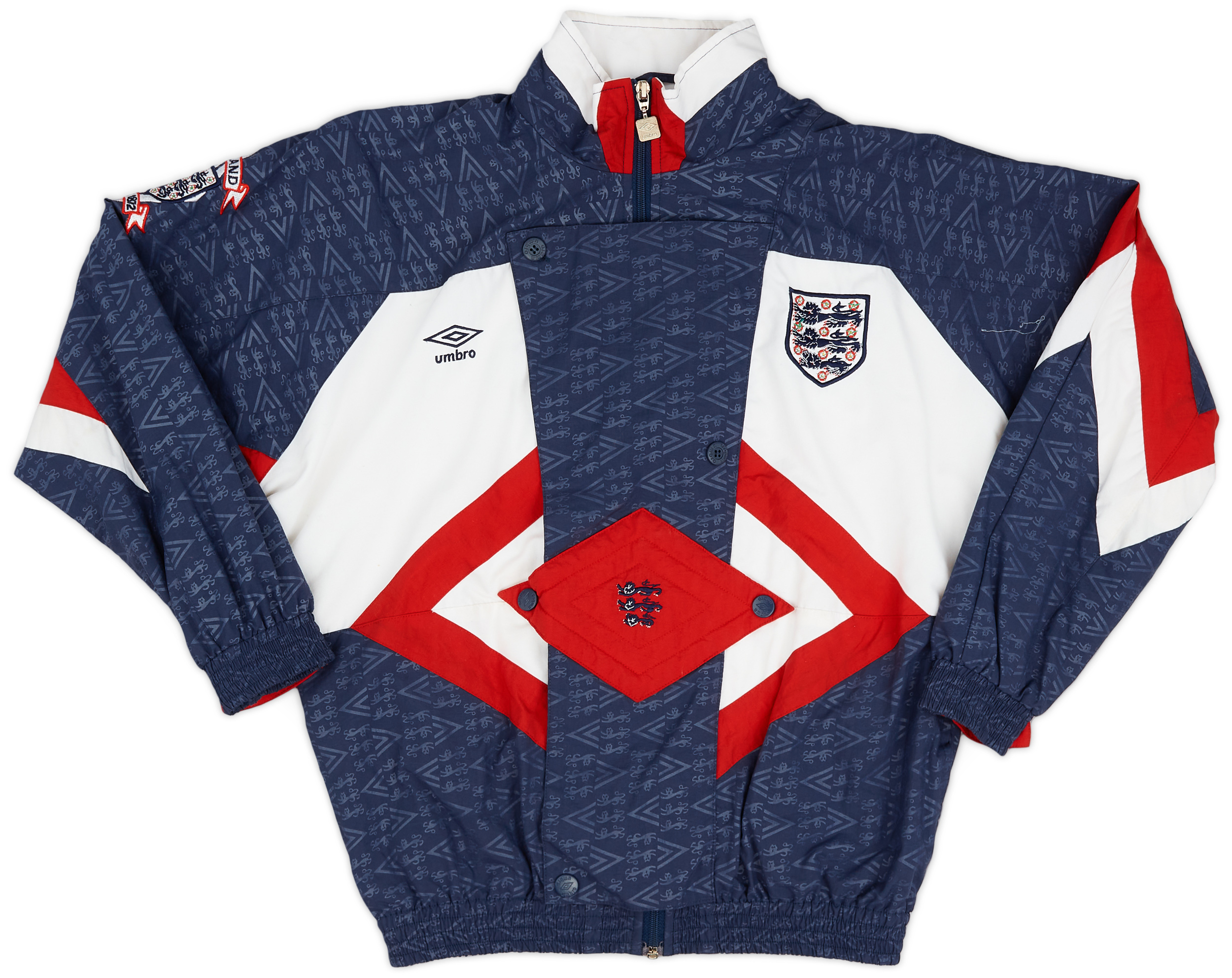 1990-92 England Umbro Jacket - 9/10 - (L.Boys)